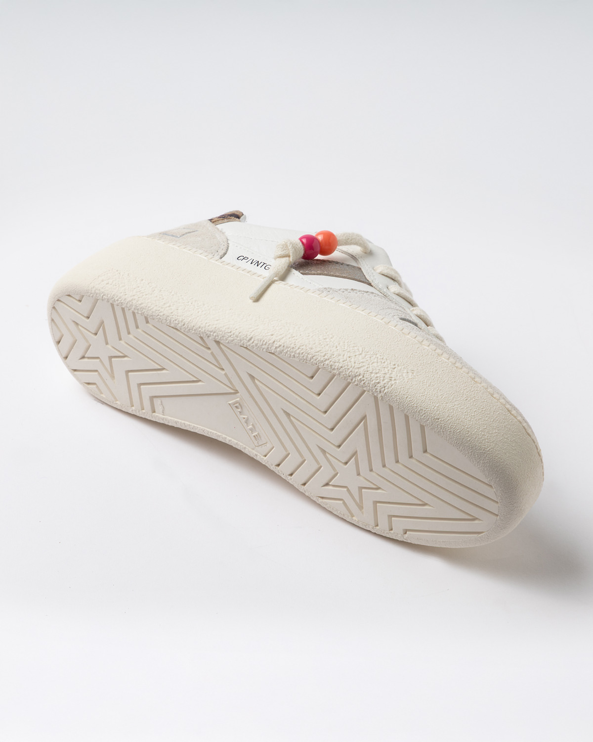 D.A.T.E.: COURT PLATFORM VINTAGE CALF WHITE-LEOPARD
