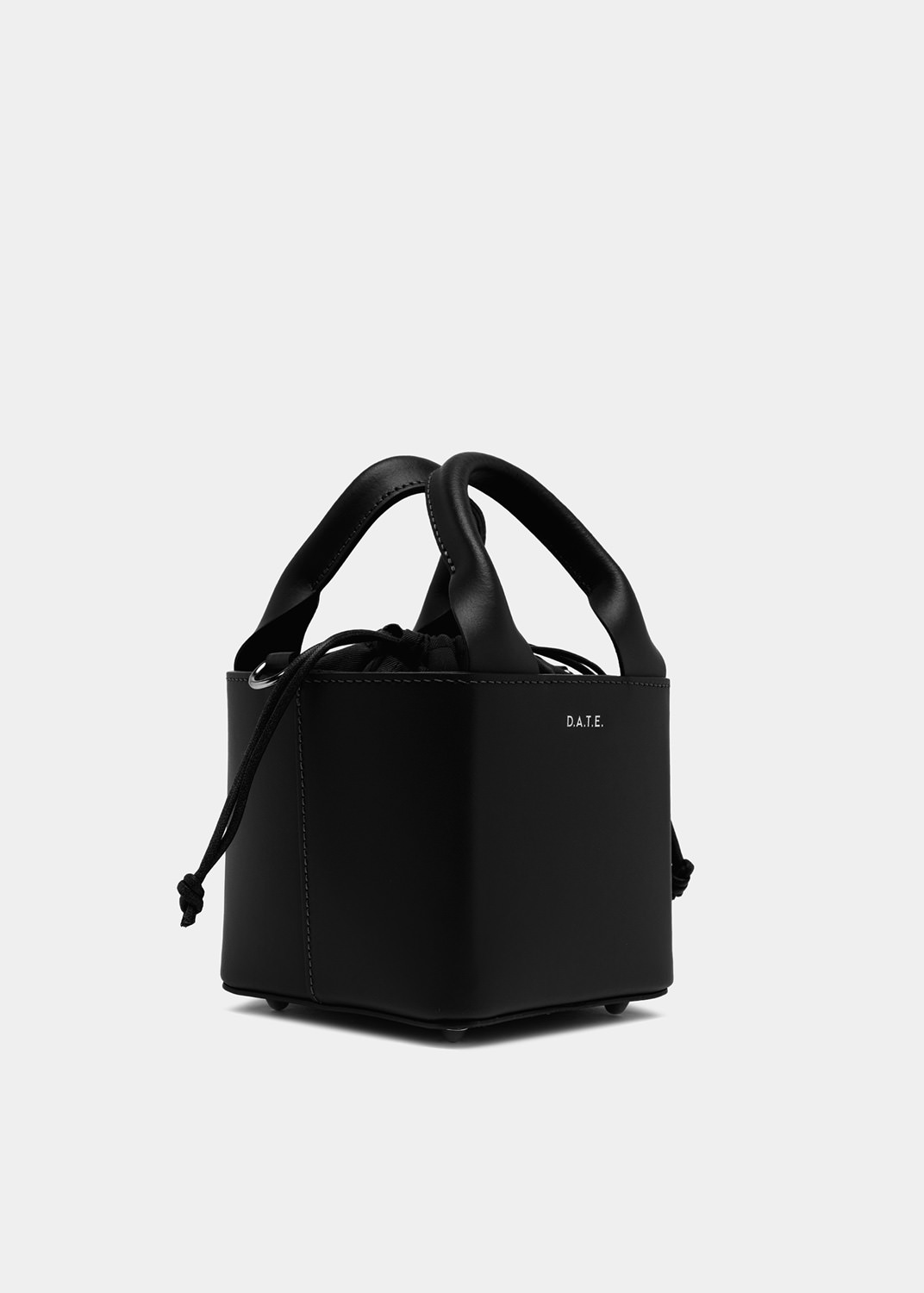 D.A.T.E.: CUBO BAG LEATHER BLACK