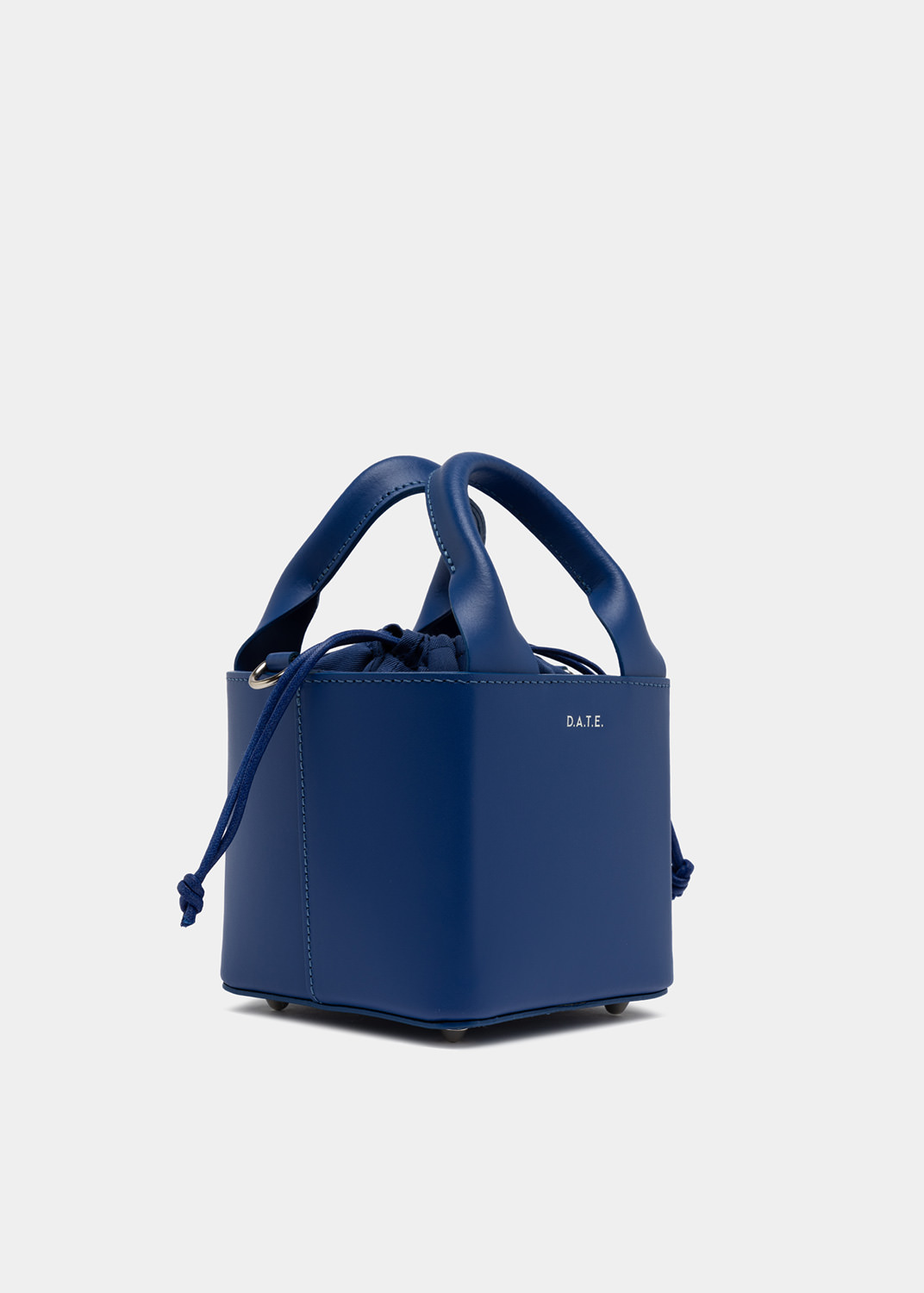 D.A.T.E.: CUBO BAG LEATHER BLUETTE