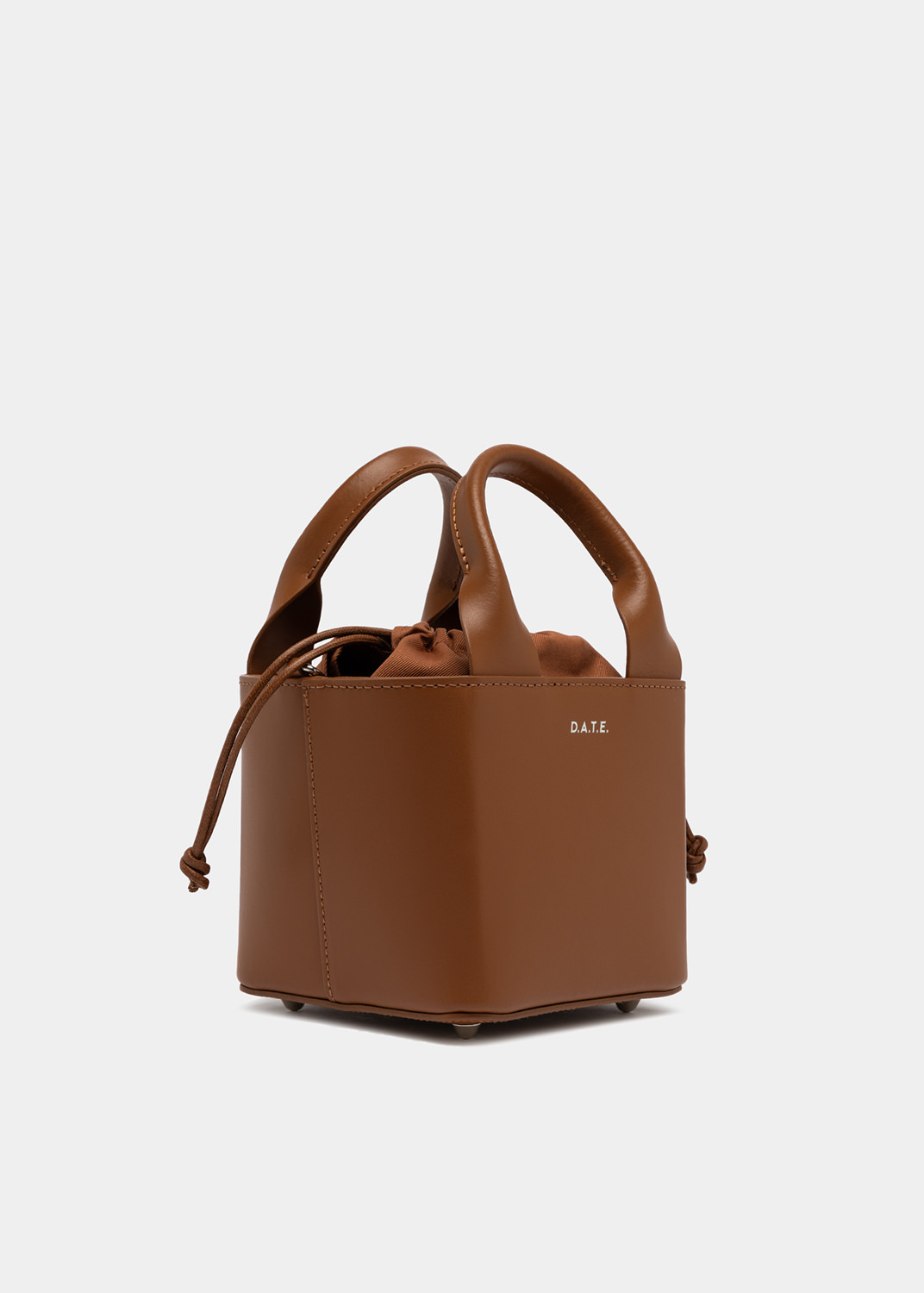 D.A.T.E.: CUBO BAG LEATHER CUOIO