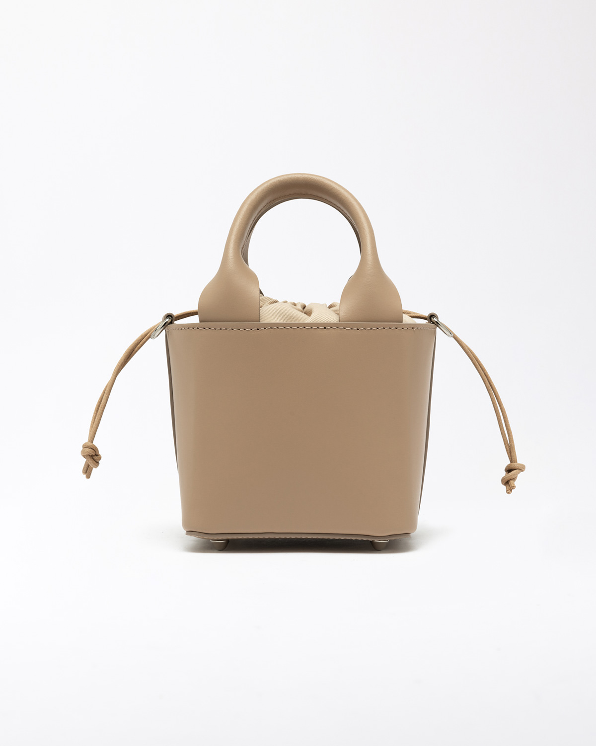 D.A.T.E.: CUBO BAG LEATHER NATURAL