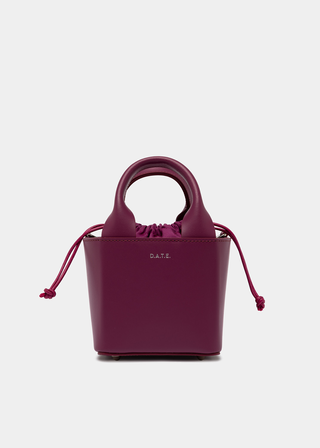 D.A.T.E.: CUBO BAG LEATHER PURPLE