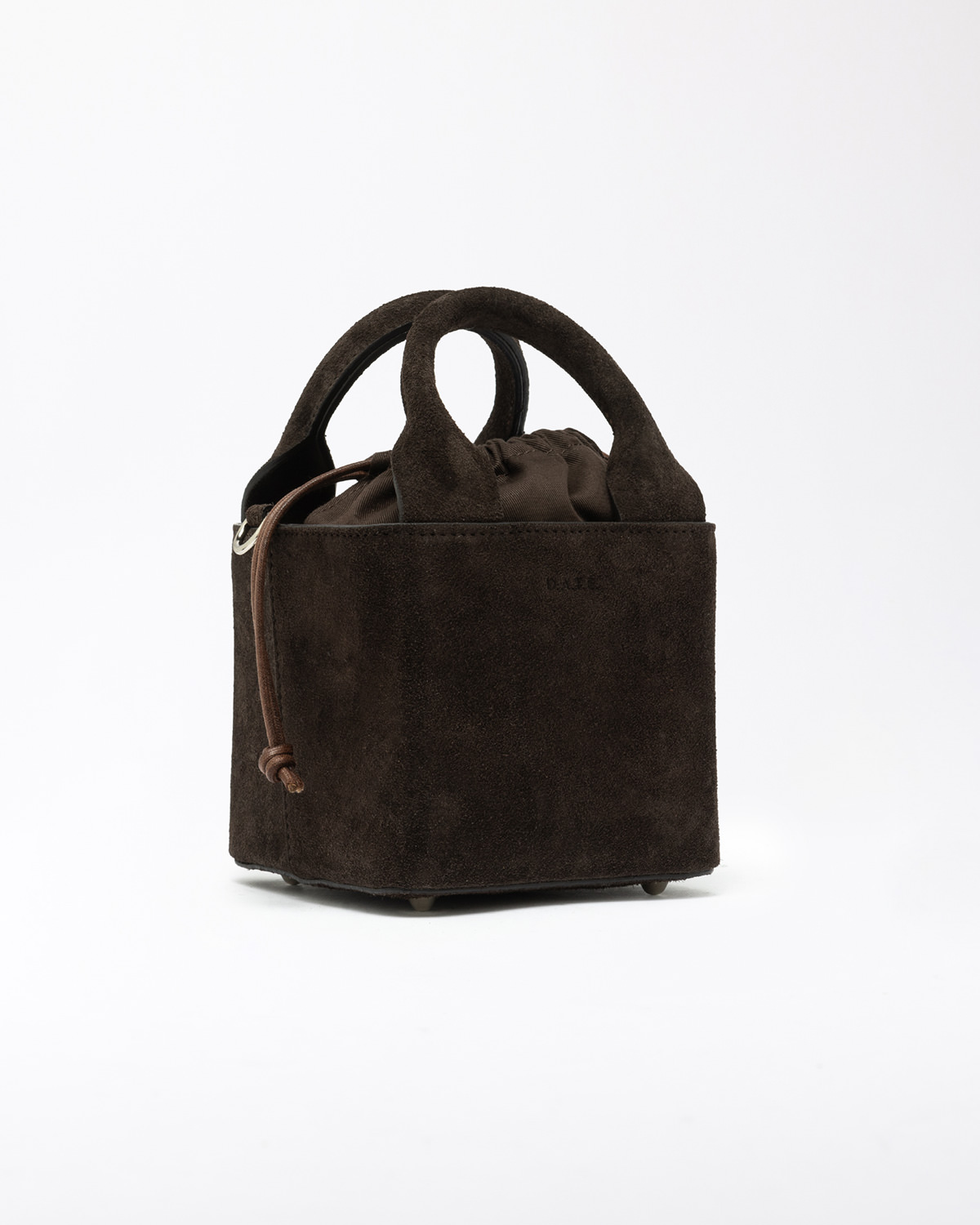 D.A.T.E.: CUBO BAG SUEDE CHOCOLATE