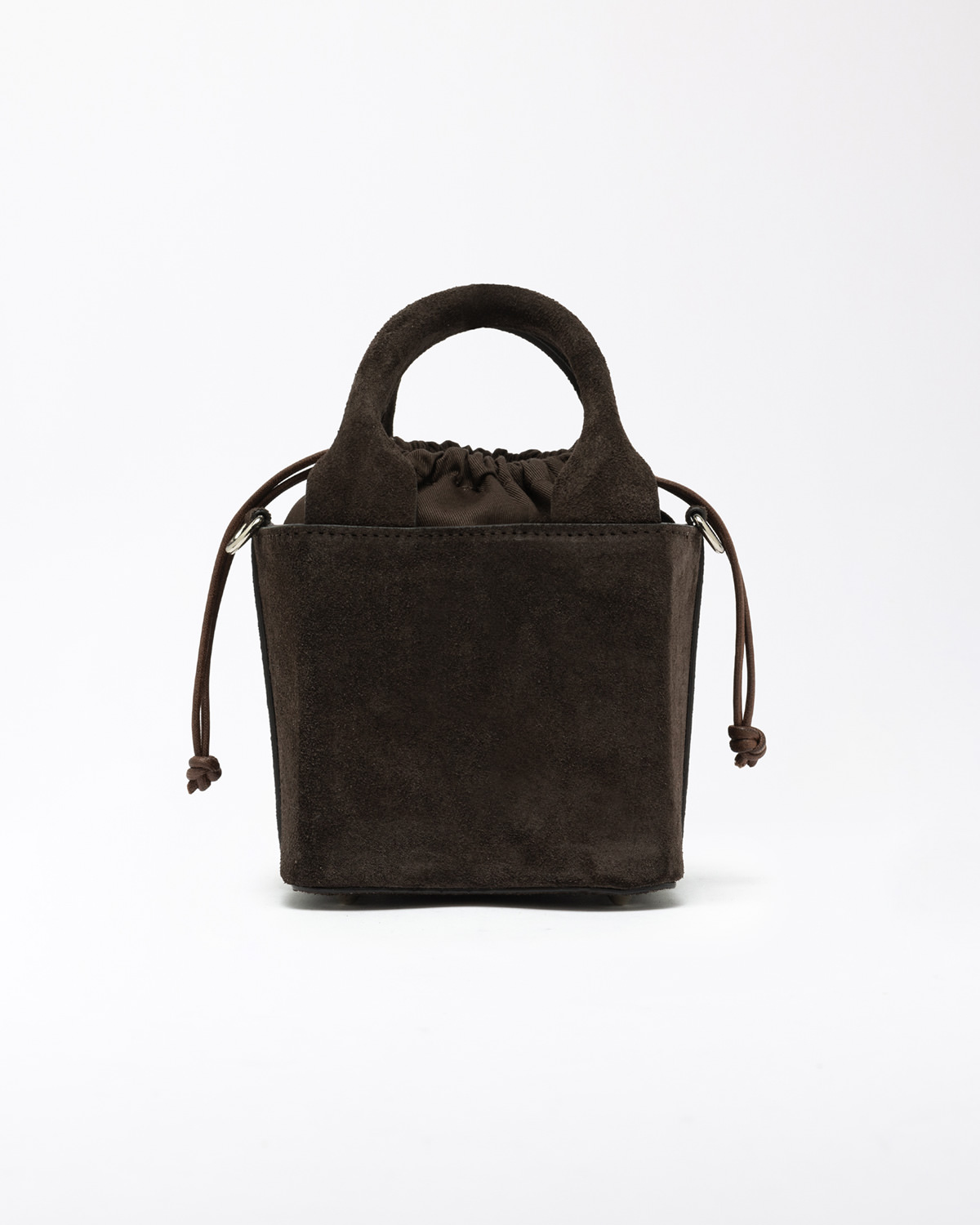 D.A.T.E.: CUBO BAG SUEDE CHOCOLATE