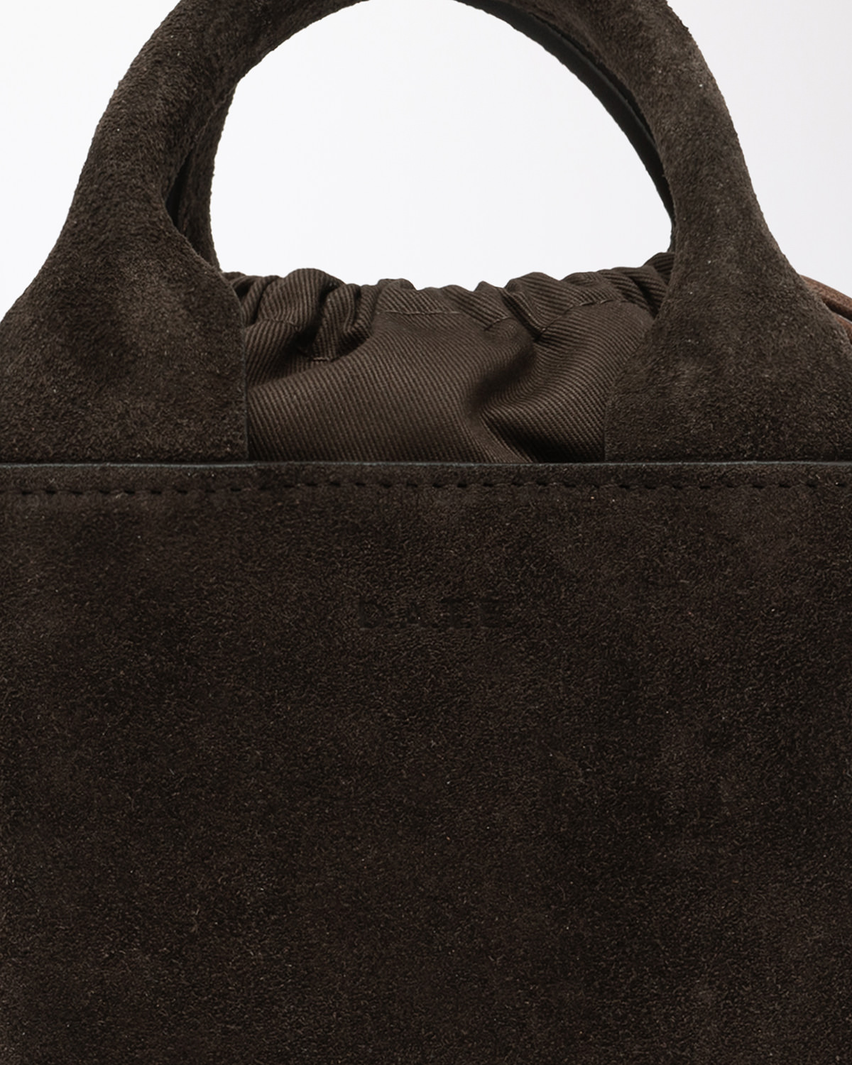 D.A.T.E.: CUBO BAG SUEDE CHOCOLATE