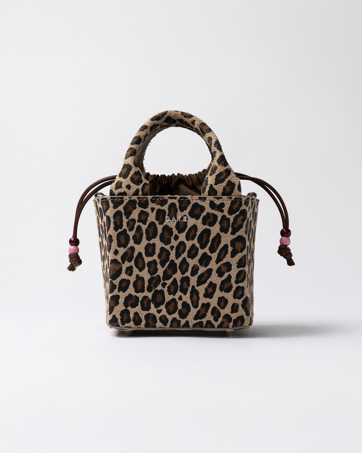 D.A.T.E.: CUBO BAG SUEDE LEOPARD