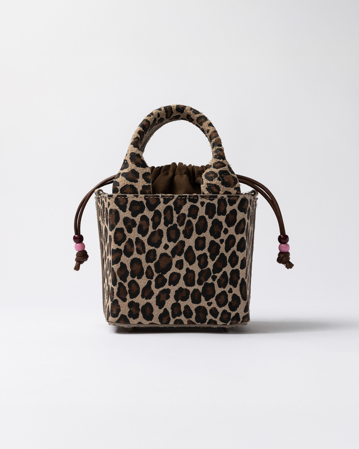 D.A.T.E.: CUBO BAG SUEDE LEOPARD