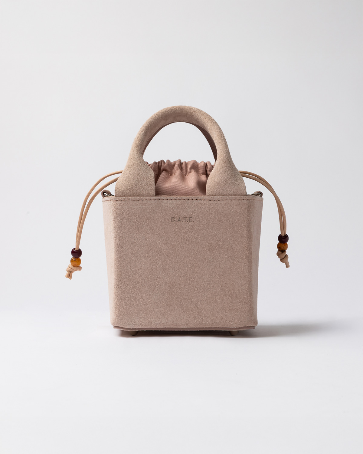 D.A.T.E.: CUBO BAG SUEDE PINK