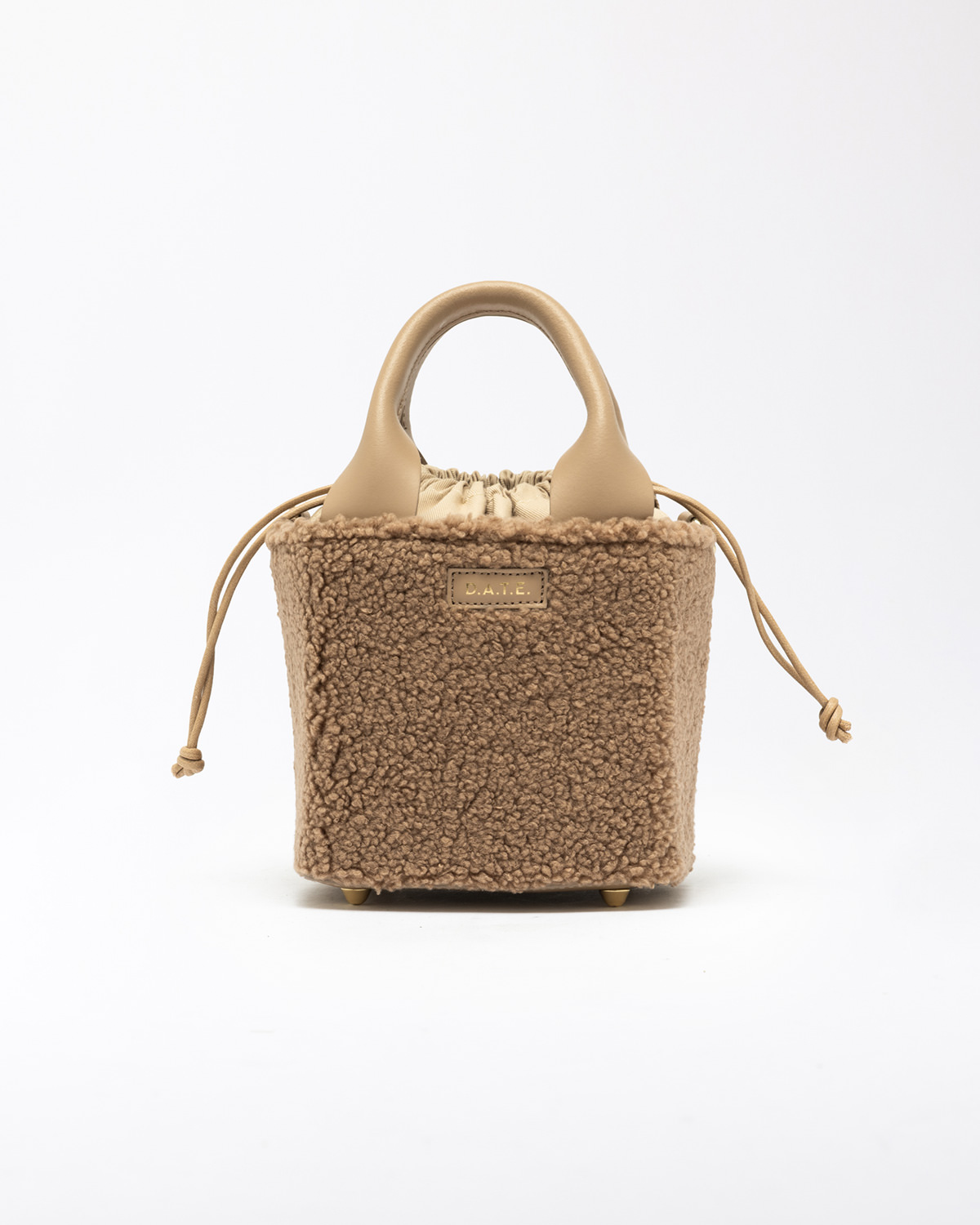 D.A.T.E.: CUBO BAG TEDDY BEIGE