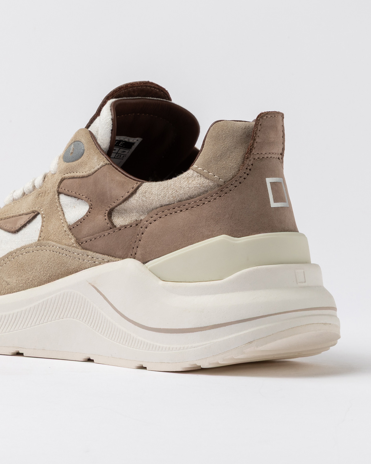 D.A.T.E.: FUGA LINEN WHITE-BEIGE