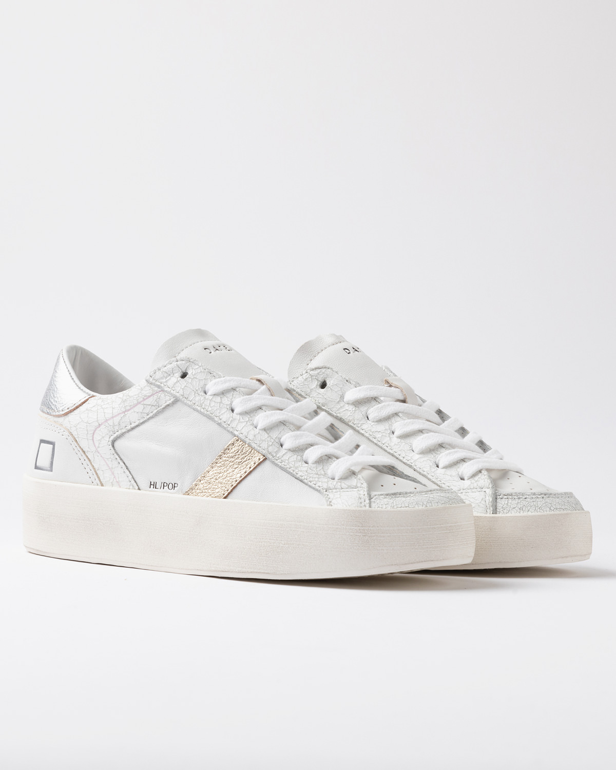 D.A.T.E.: HILL HALF POP WHITE-LAMINATED