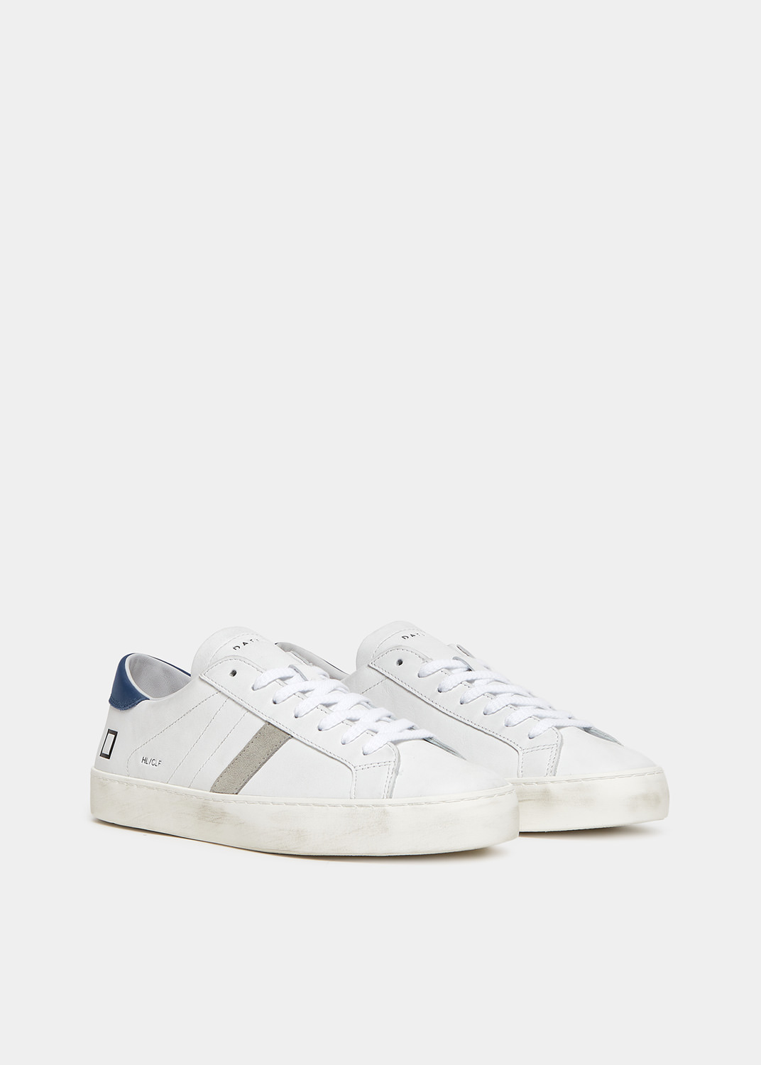 D.A.T.E.: HILL LOW CALF WHITE-BLUETTE