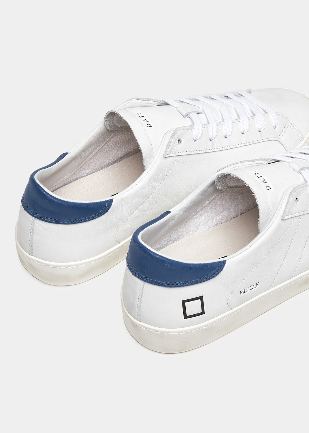 D.A.T.E.: HILL LOW CALF WHITE-BLUETTE