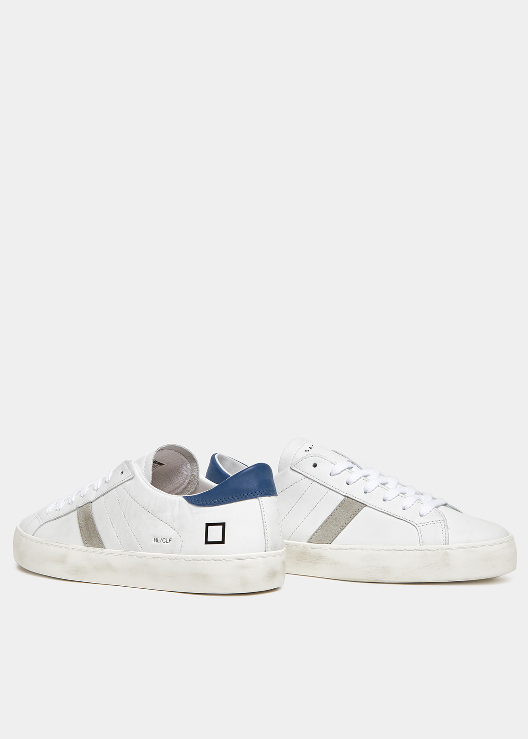 D.A.T.E.: HILL LOW CALF WHITE-BLUETTE