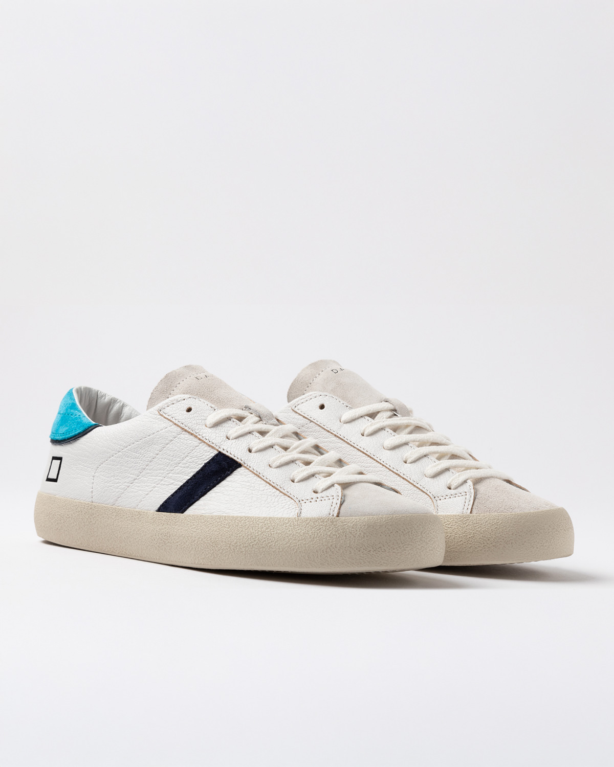 D.A.T.E.: HILL LOW FLUO WHITE-BLUE