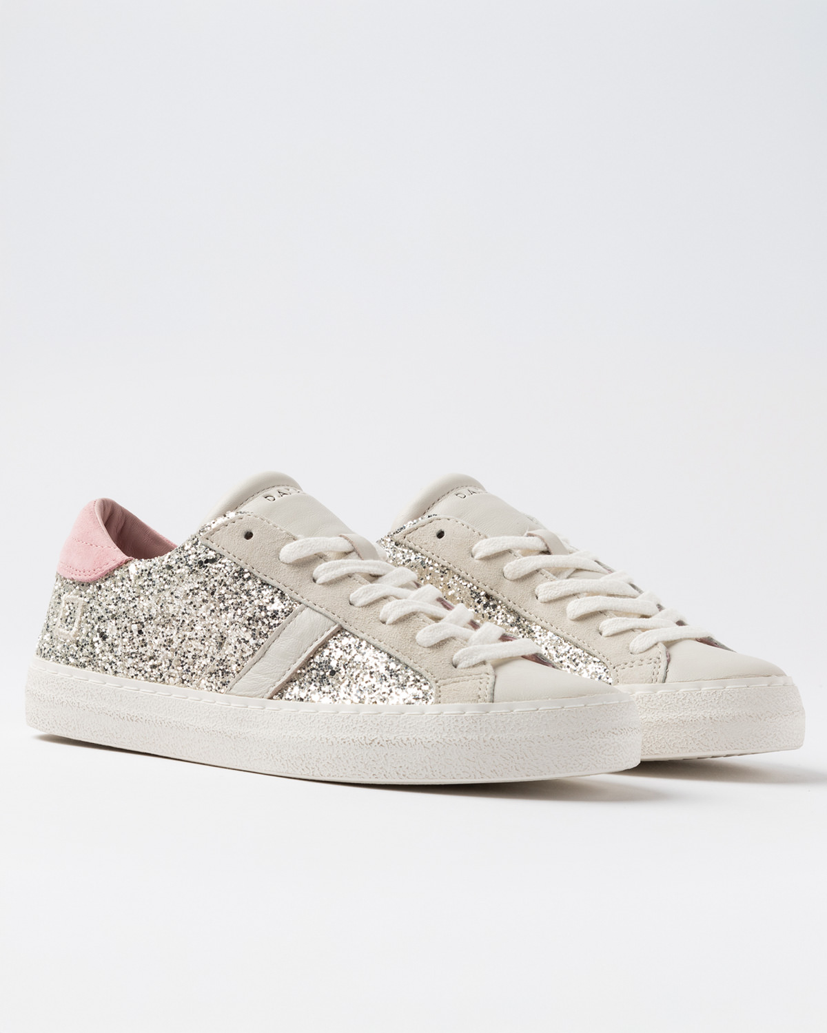 D.A.T.E.: HILL LOW GLITTER PLATINUM