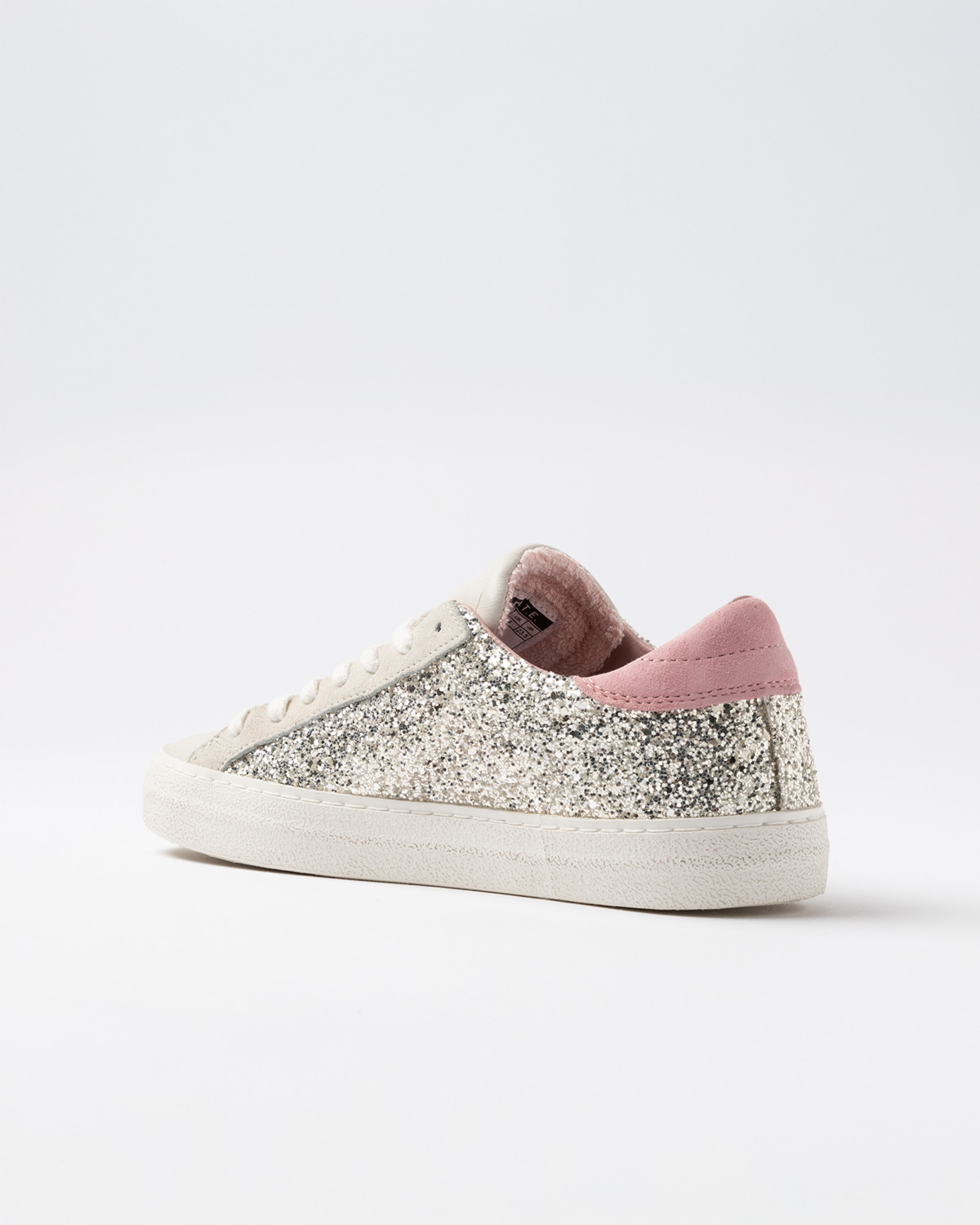 D.A.T.E.: HILL LOW GLITTER PLATINUM