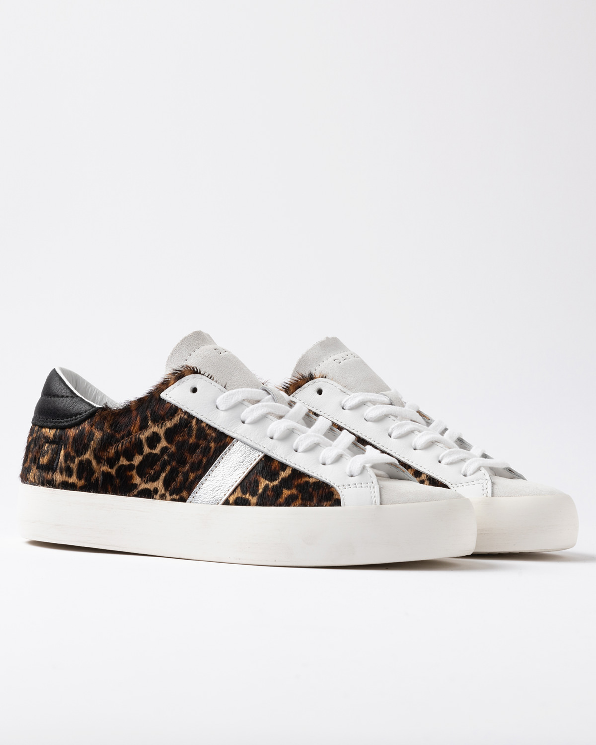 D.A.T.E.: HILL LOW LEOPARD WHITE