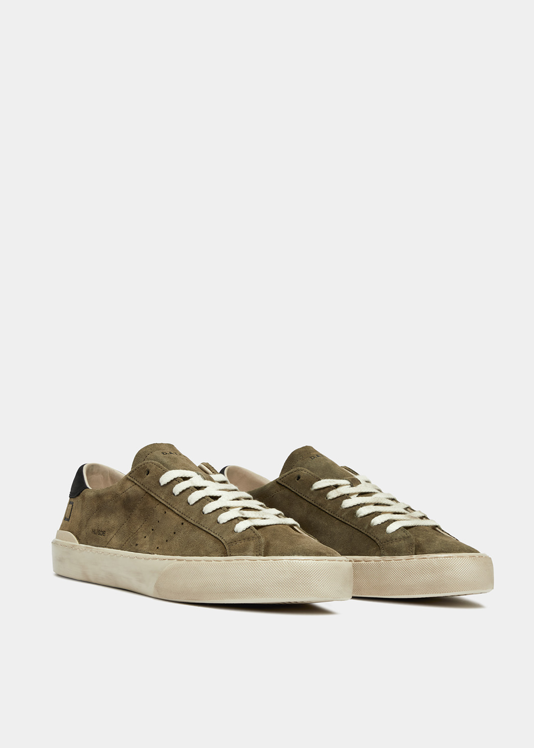 D.A.T.E.: HILL LOW SUEDE ARMY