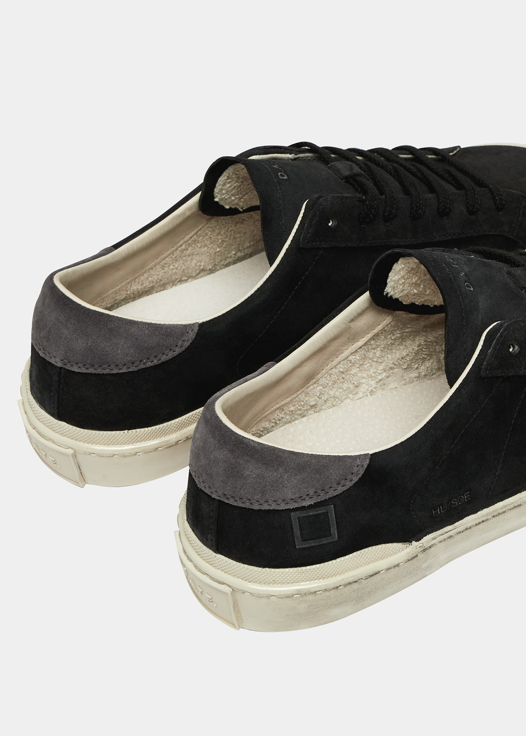 D.A.T.E.: HILL LOW SUEDE BLACK