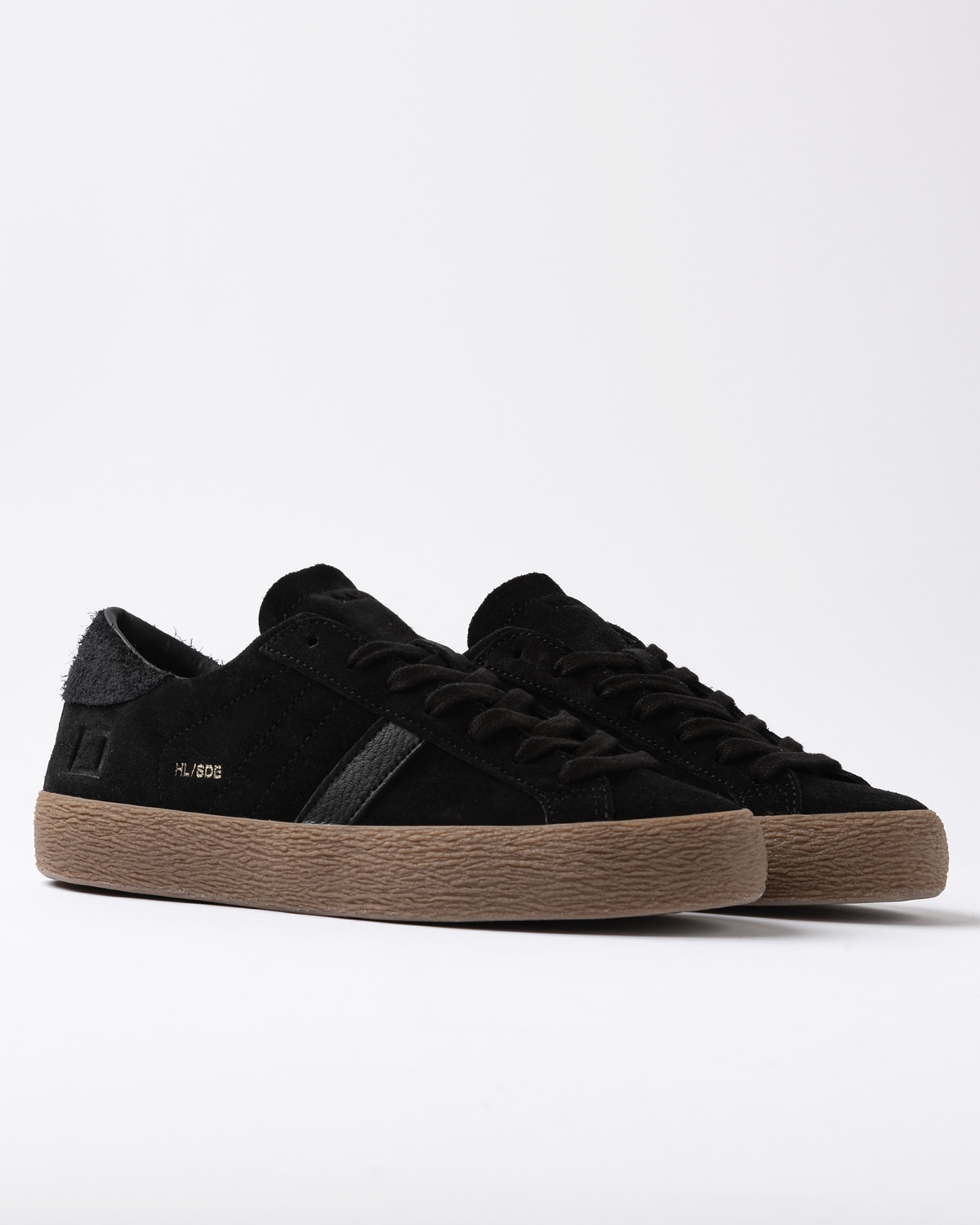 D.A.T.E.: HILL LOW SUEDE BLACK