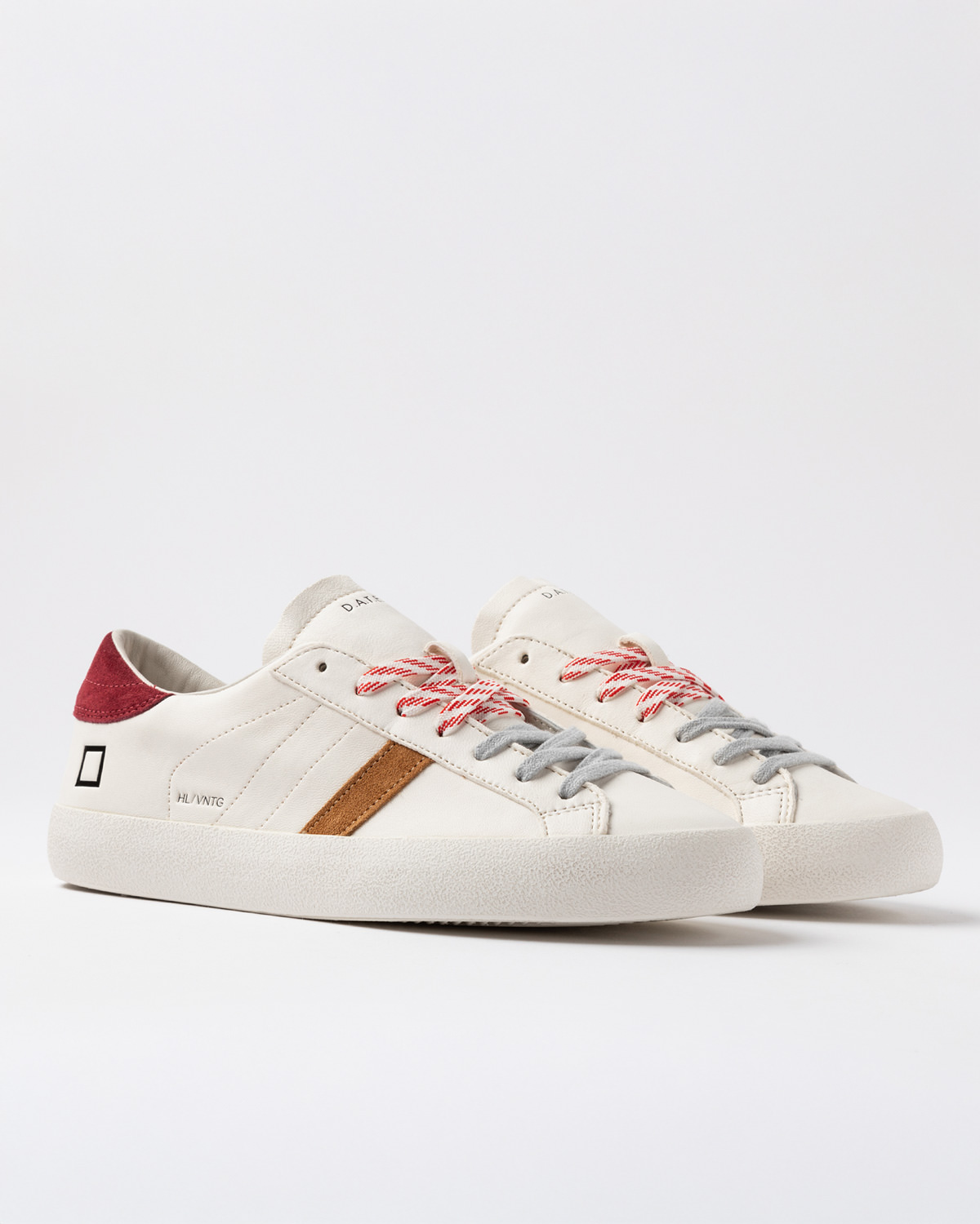 D.A.T.E.: HILL LOW VINTAGE CALF IVORY RED