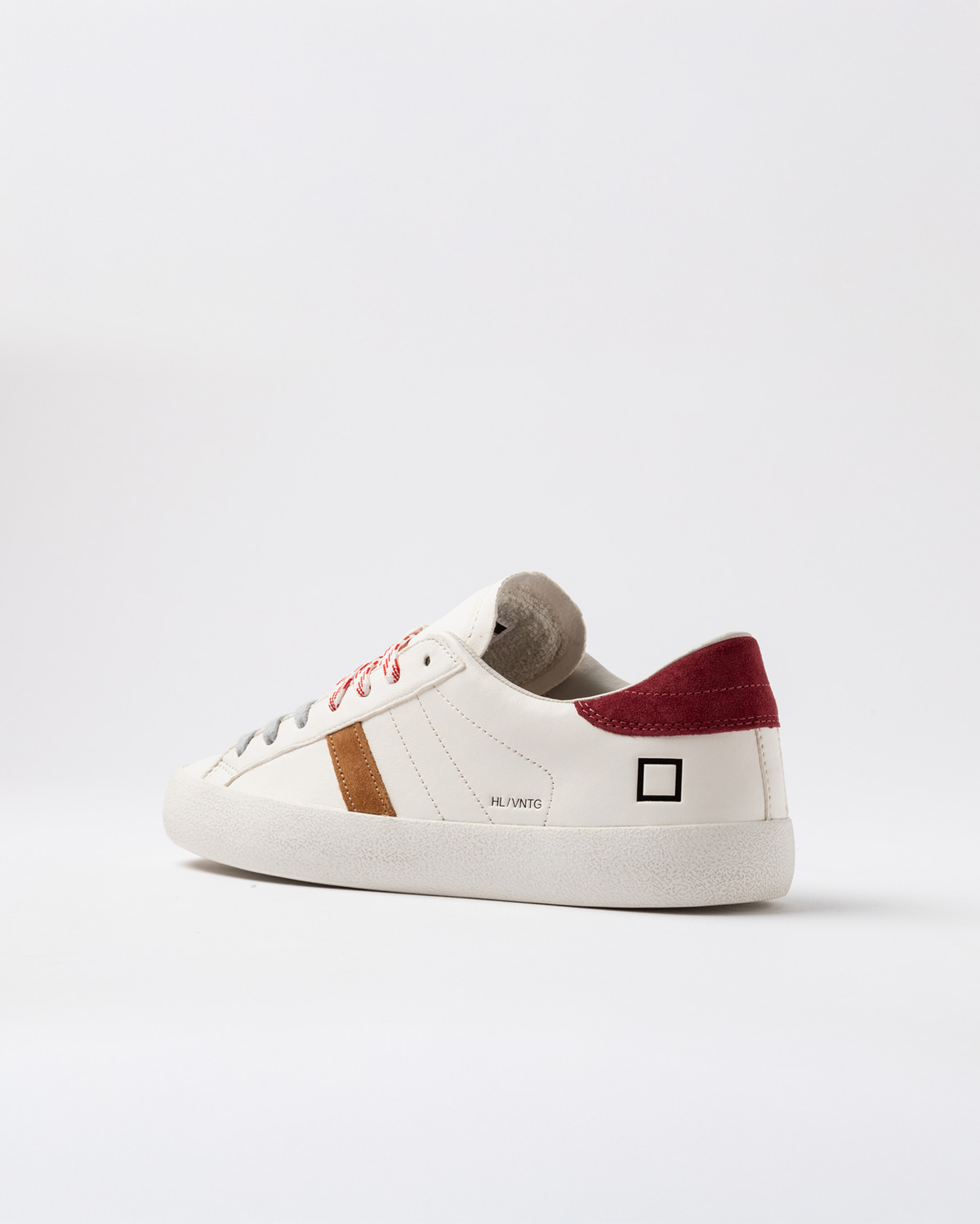 D.A.T.E.: HILL LOW VINTAGE CALF IVORY RED