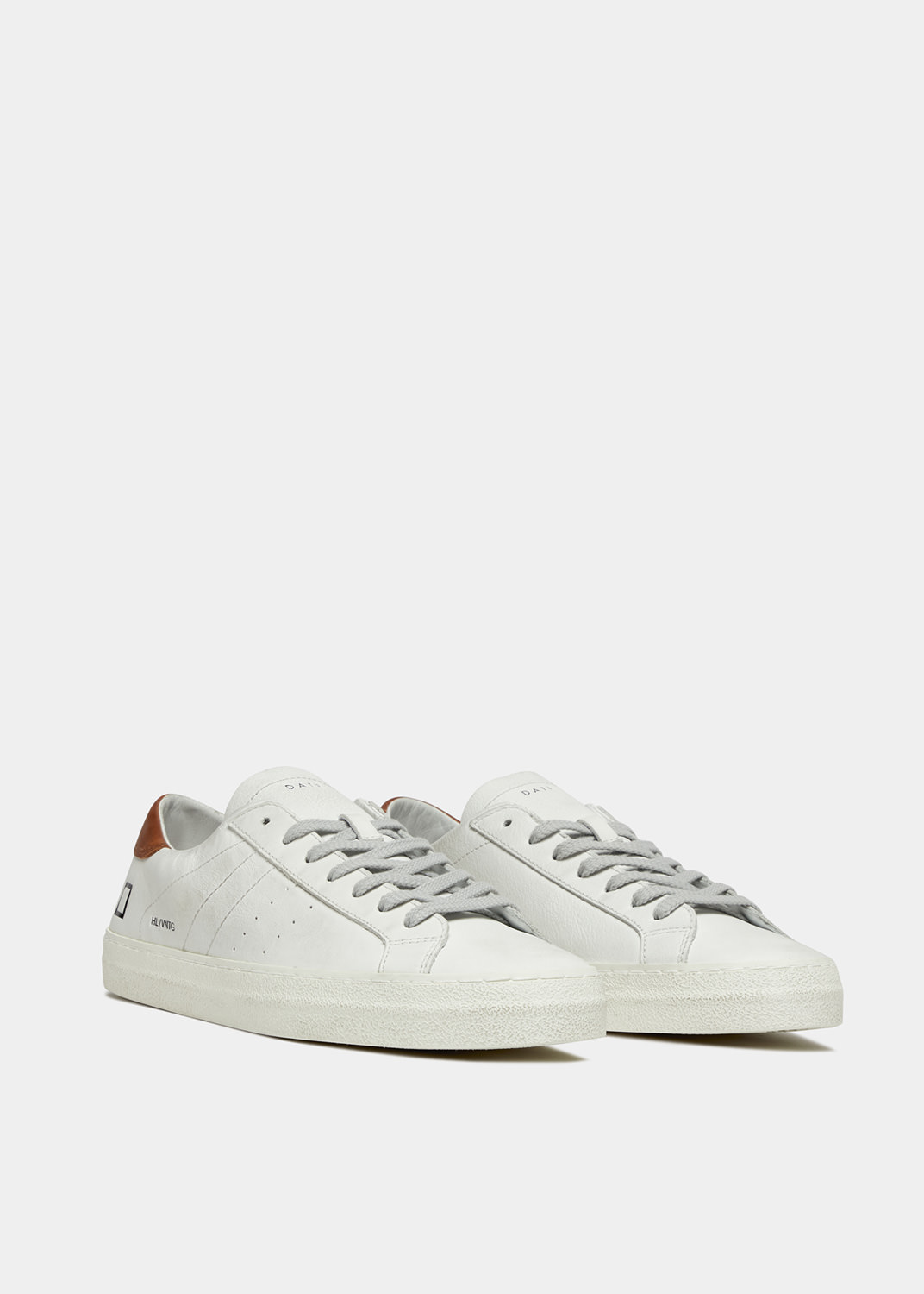 D.A.T.E.: HILL LOW VINTAGE CALF WHITE-CUOIO