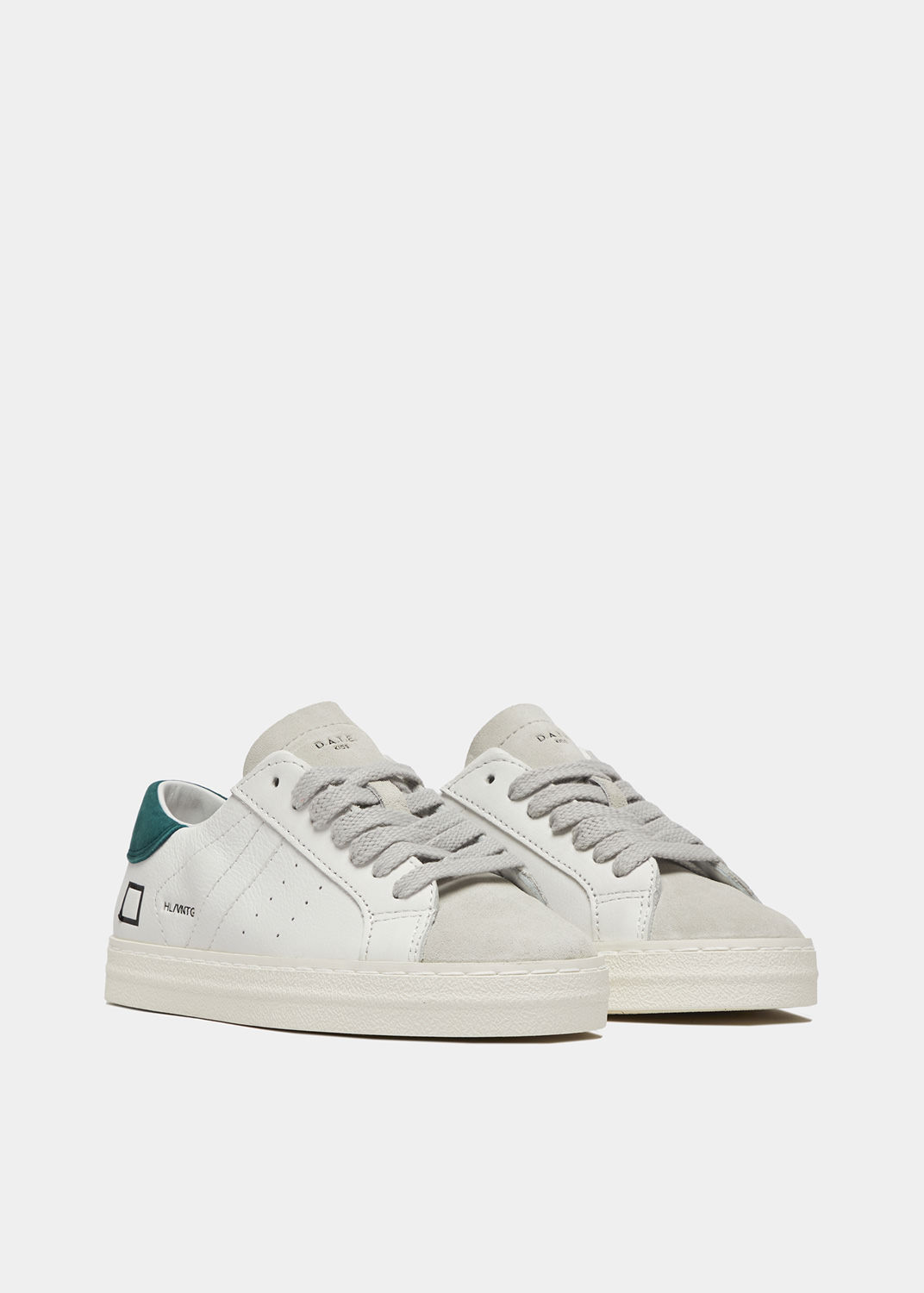 D.A.T.E.: HILL LOW VINTAGE CALF WHITE-GREEN 1