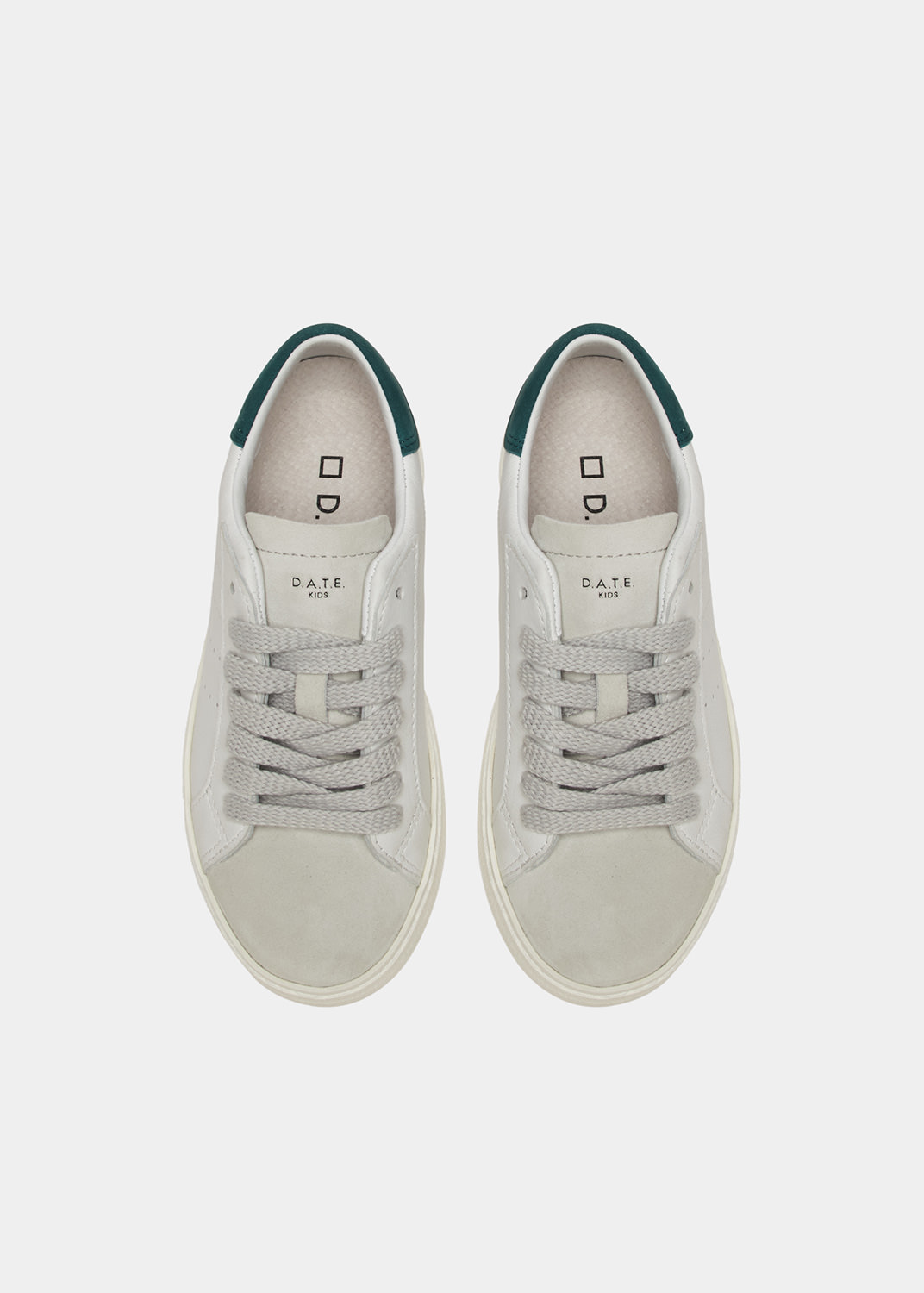 D.A.T.E.: HILL LOW VINTAGE CALF WHITE-GREEN 1