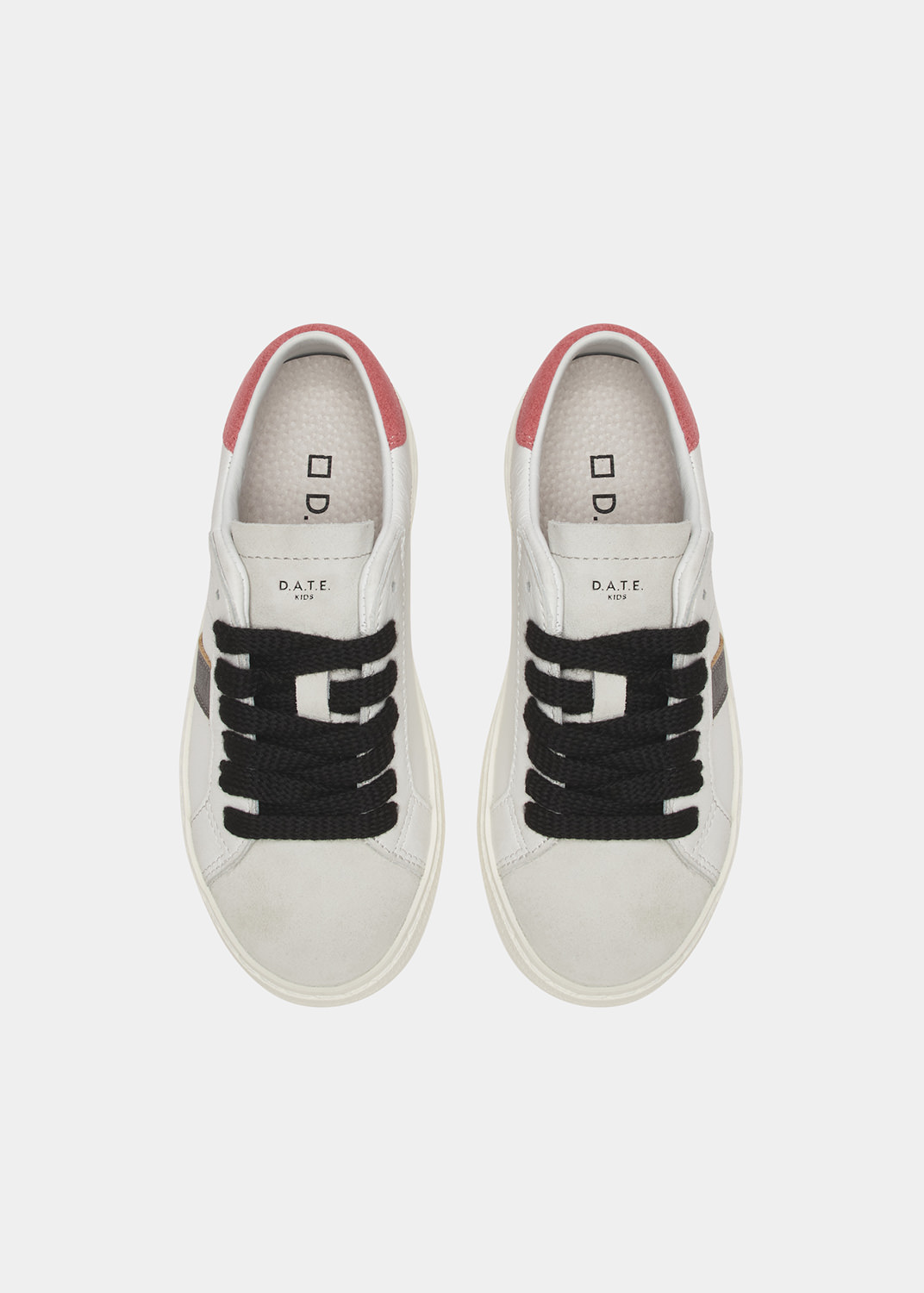 D.A.T.E.: HILL LOW VINTAGE CALF WHITE-PINK 1