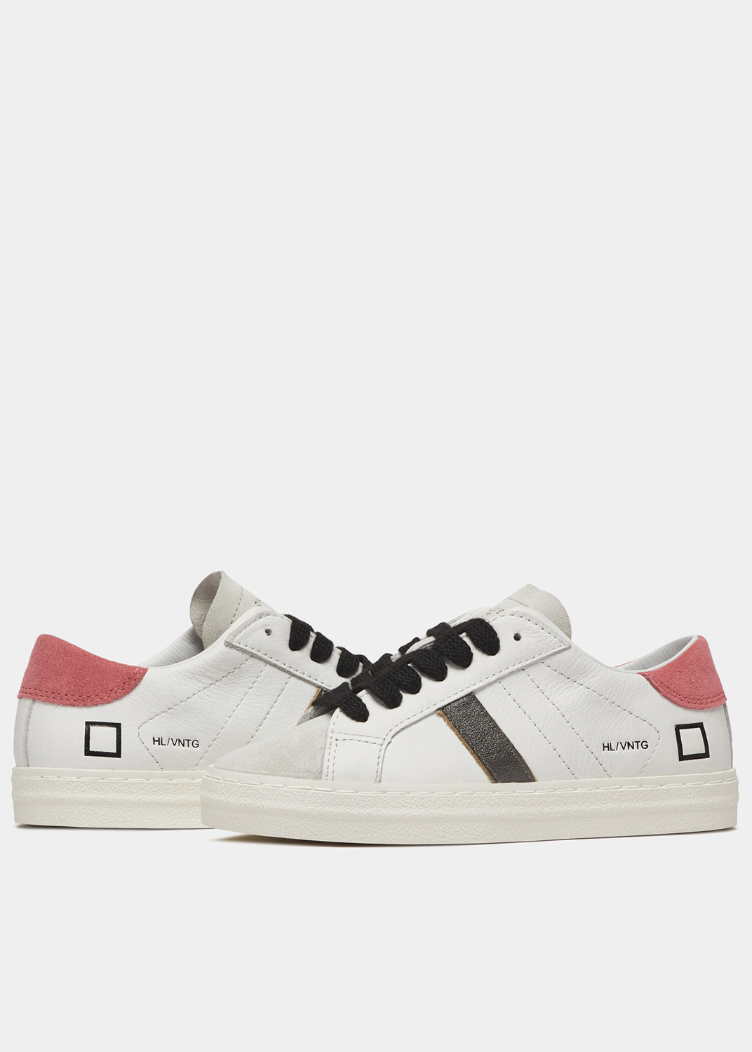 D.A.T.E.: HILL LOW VINTAGE CALF WHITE-PINK 1