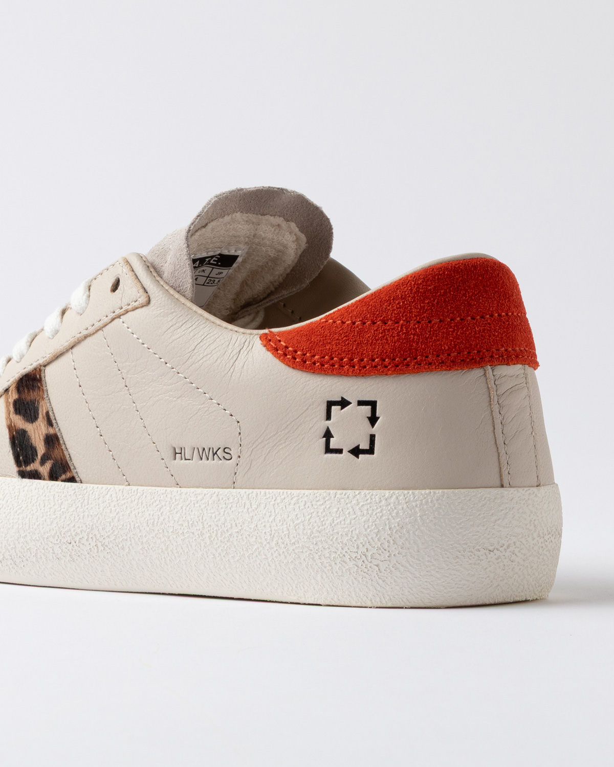 D.A.T.E.: HILL LOW WORKSHOP BEIGE-LEOPARD