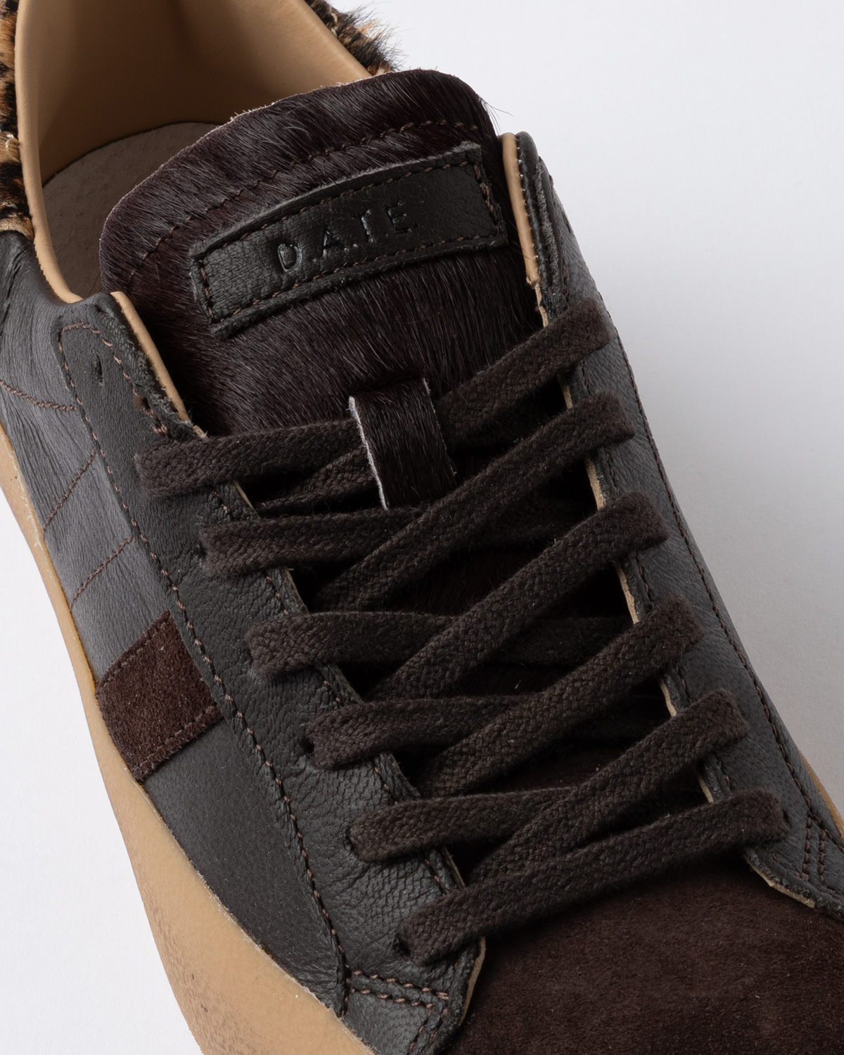 D.A.T.E.: HILL LOW WORKSHOP BROWN-LEOPARD