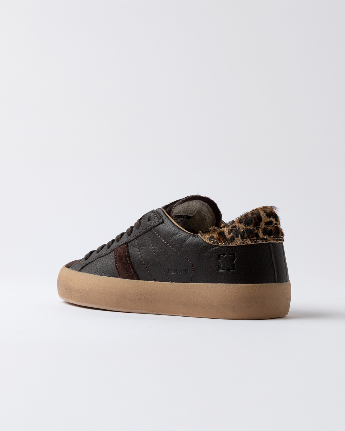 D.A.T.E.: HILL LOW WORKSHOP BROWN-LEOPARD