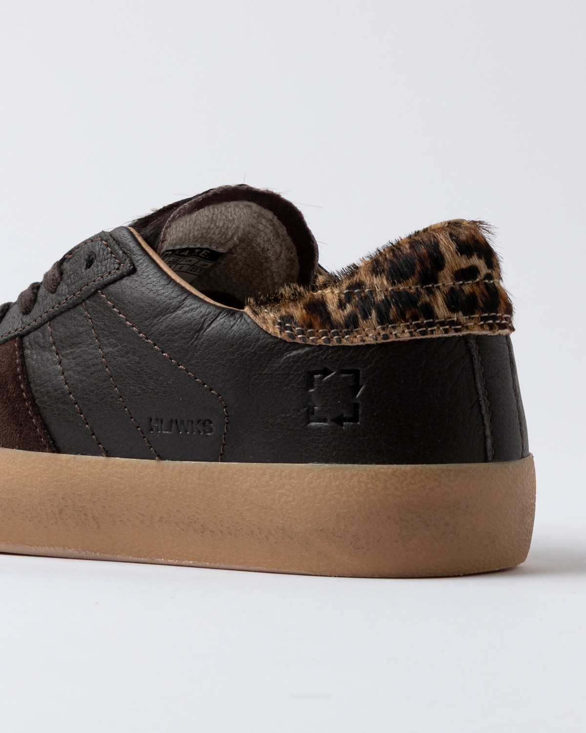 D.A.T.E.: HILL LOW WORKSHOP BROWN-LEOPARD