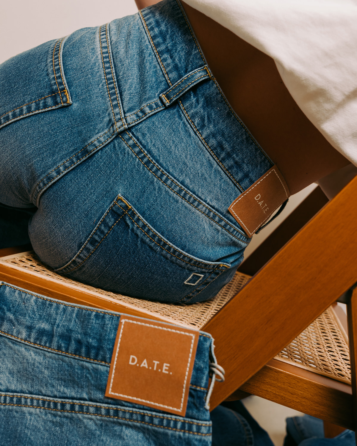 D.A.T.E.: JEANS DENIM BLUE