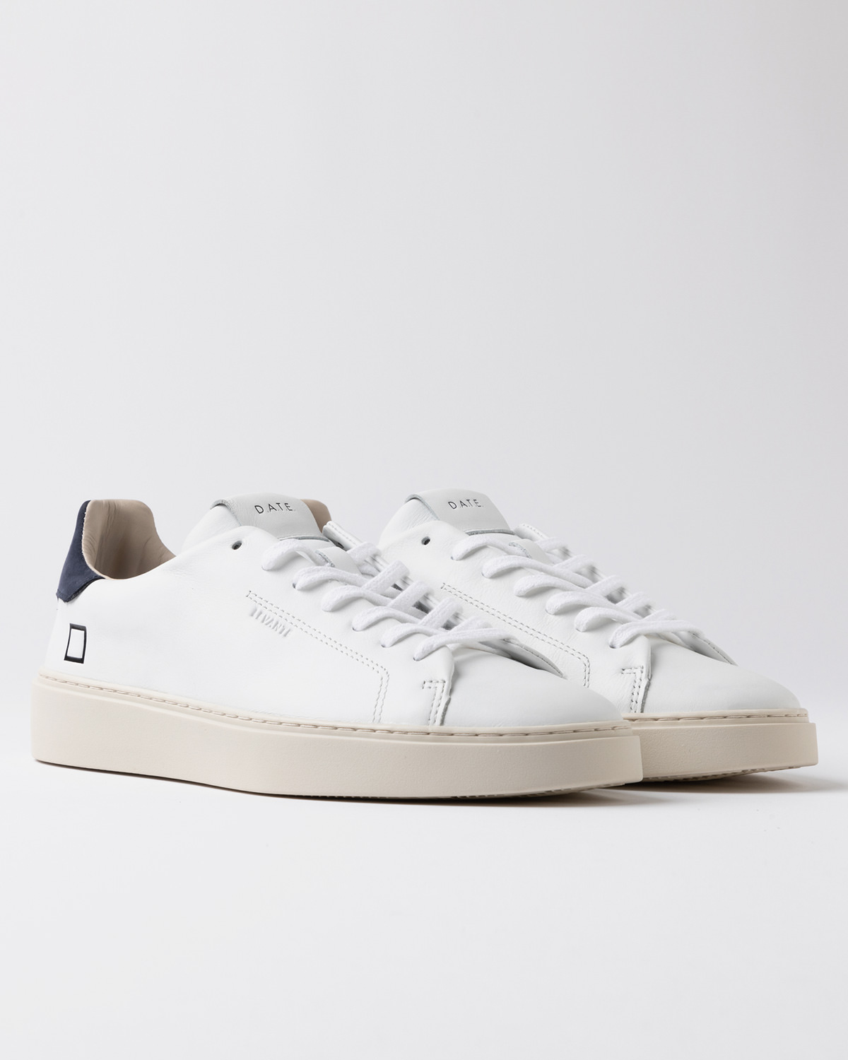 D.A.T.E.: LEVANTE CALF WHITE-BLUE