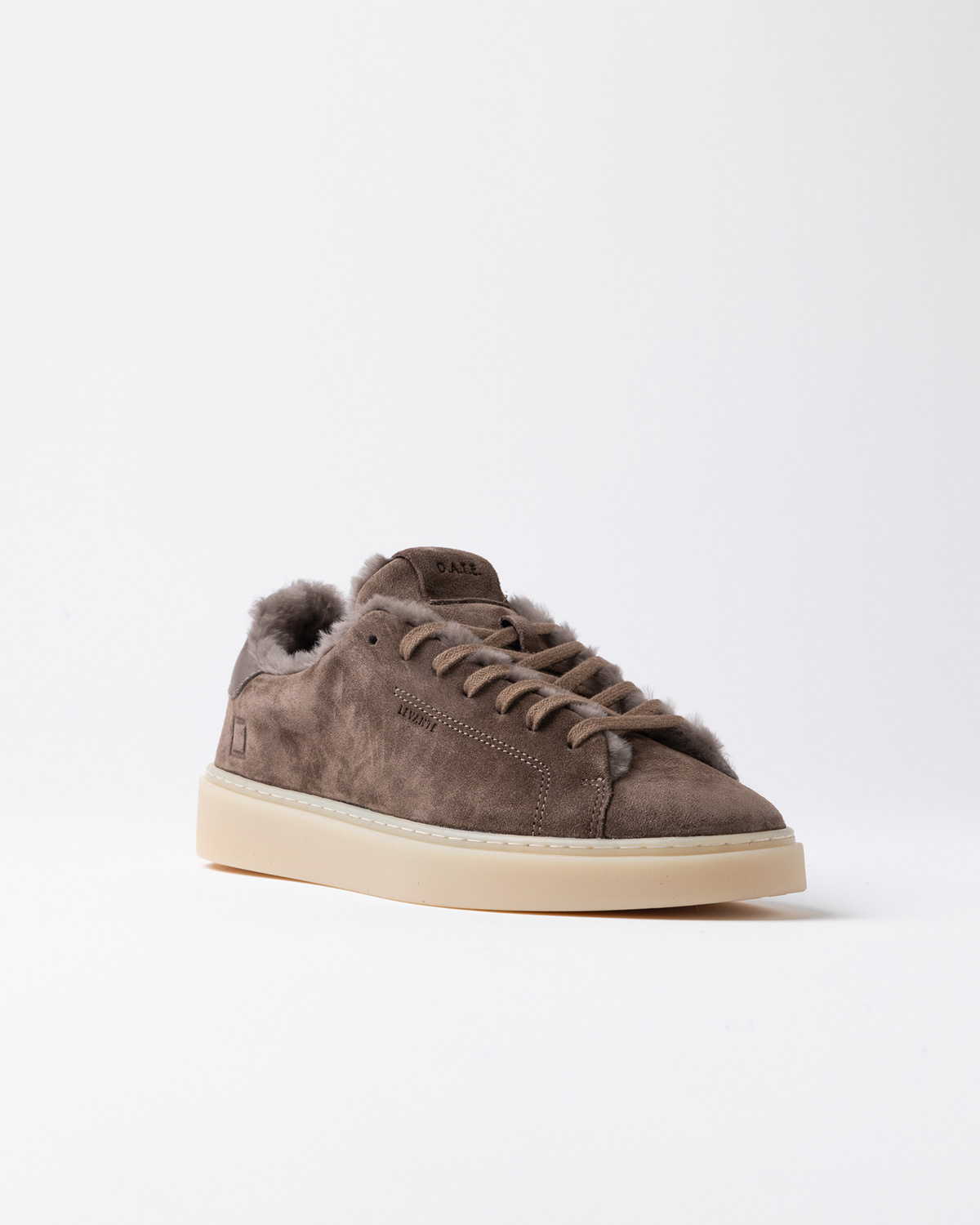 D.A.T.E.: LEVANTE FUR SUEDE TAUPE
