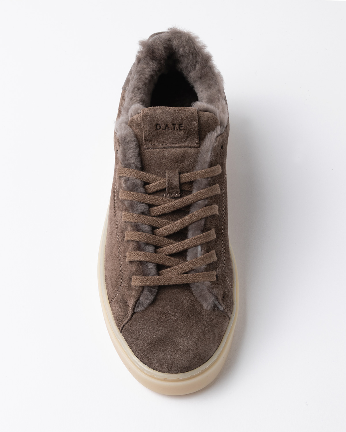 D.A.T.E.: LEVANTE FUR SUEDE TAUPE