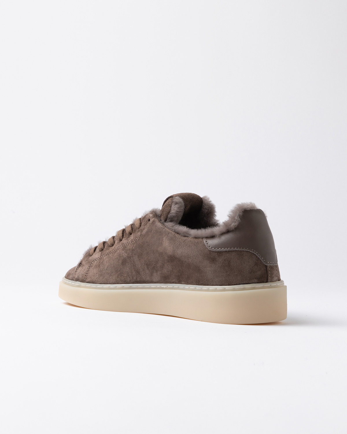 D.A.T.E.: LEVANTE FUR SUEDE TAUPE