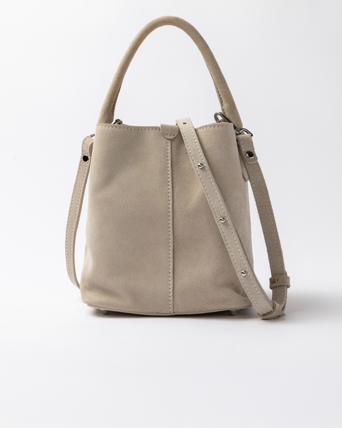 D.A.T.E.: PANIERE BAG SUEDE BEIGE