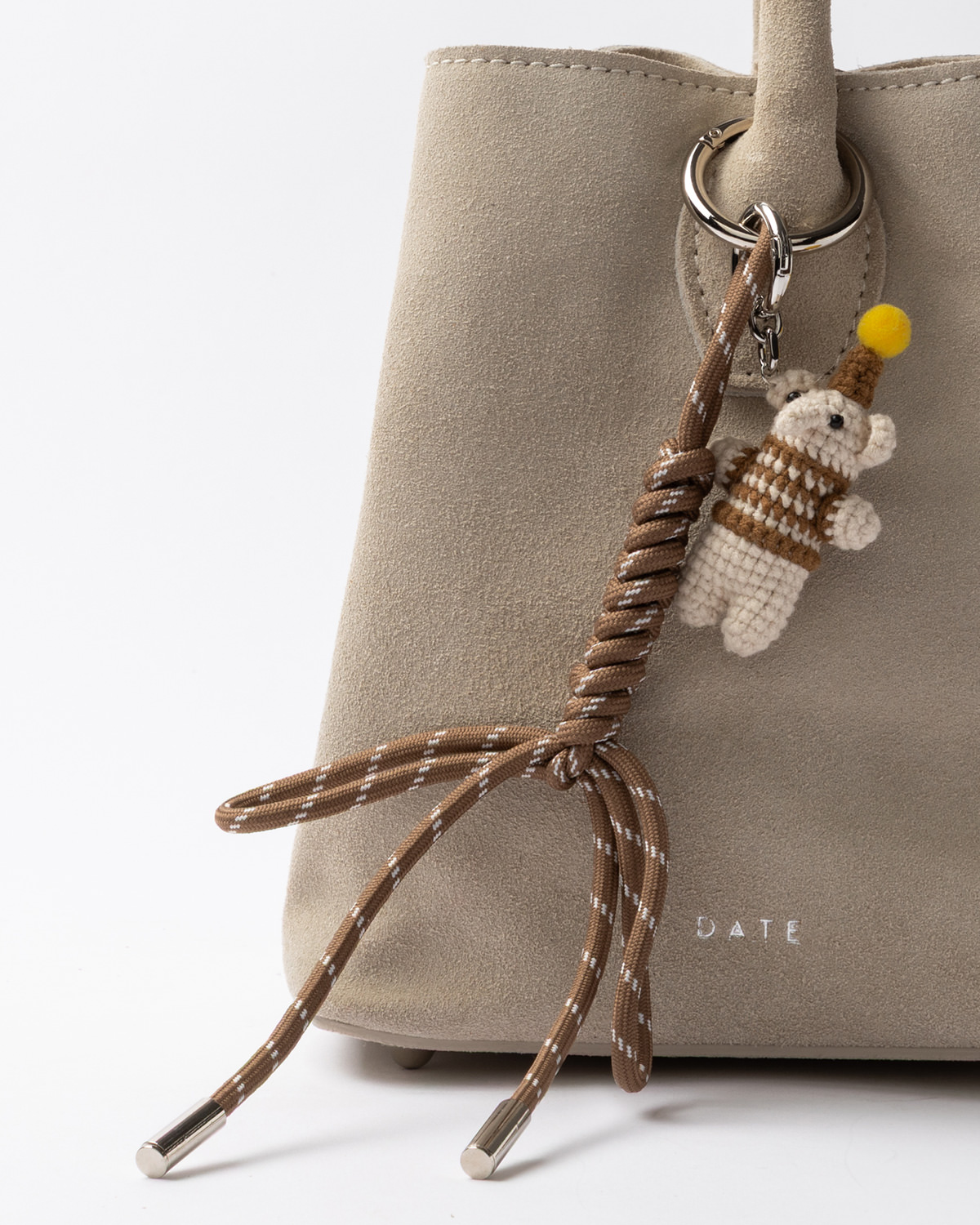 D.A.T.E.: PANIERE BAG SUEDE BEIGE