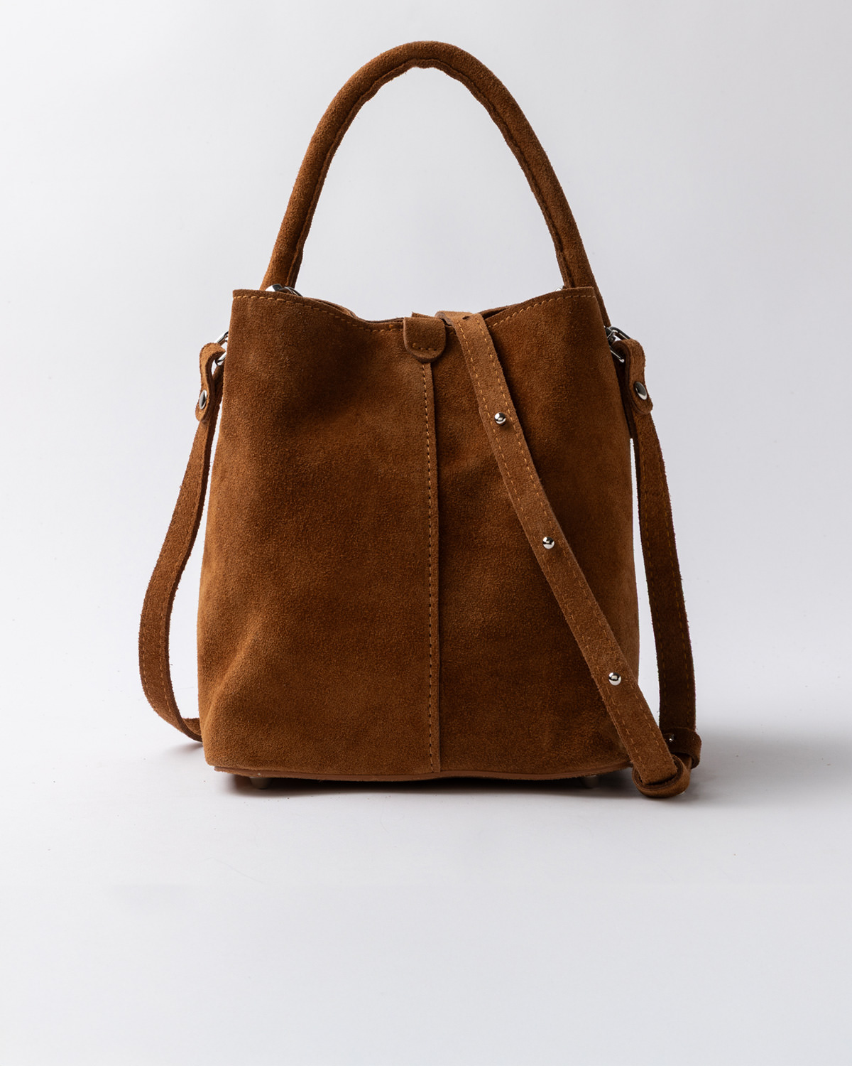 D.A.T.E.: PANIERE BAG SUEDE CUOIO