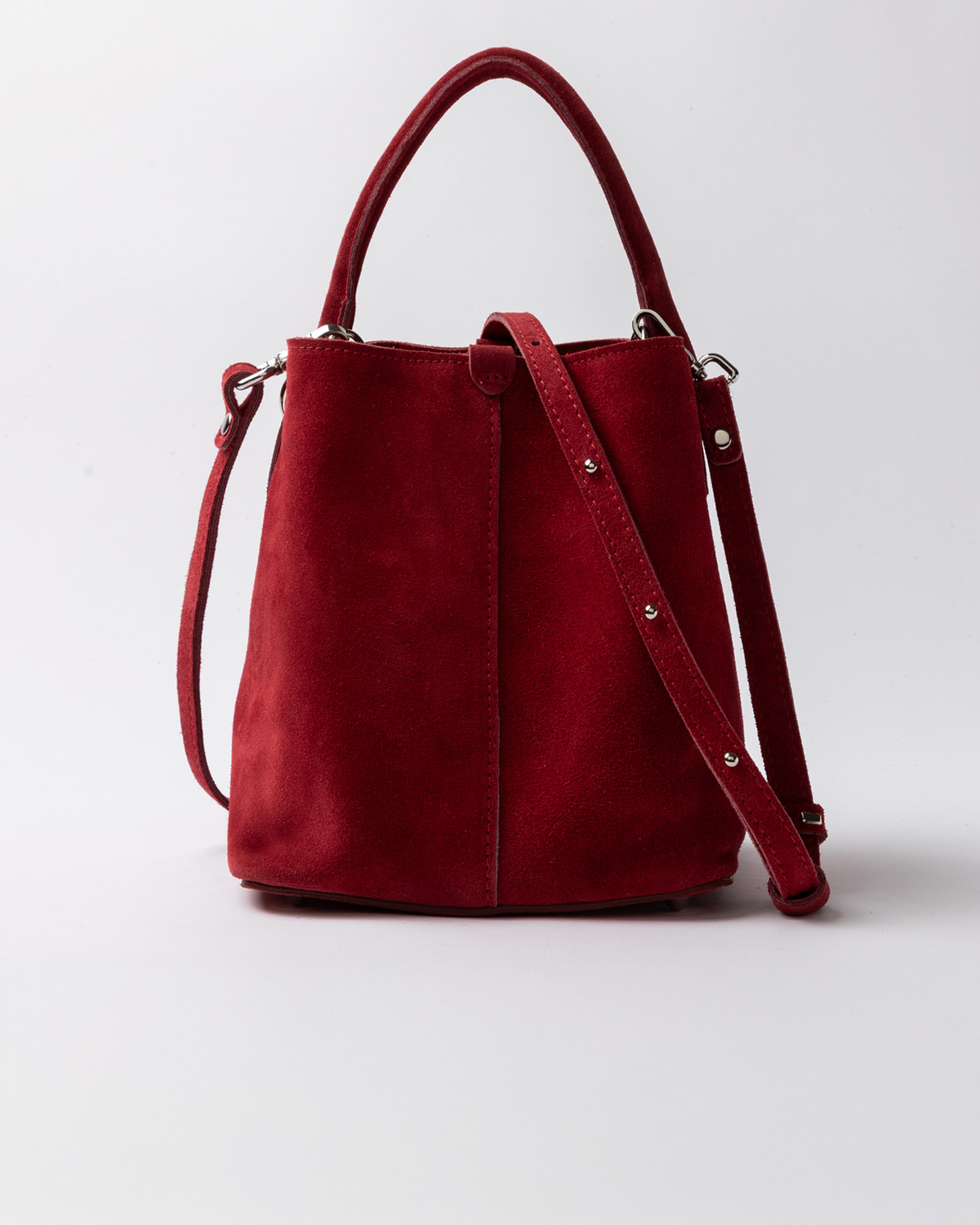 D.A.T.E.: PANIERE BAG SUEDE RED