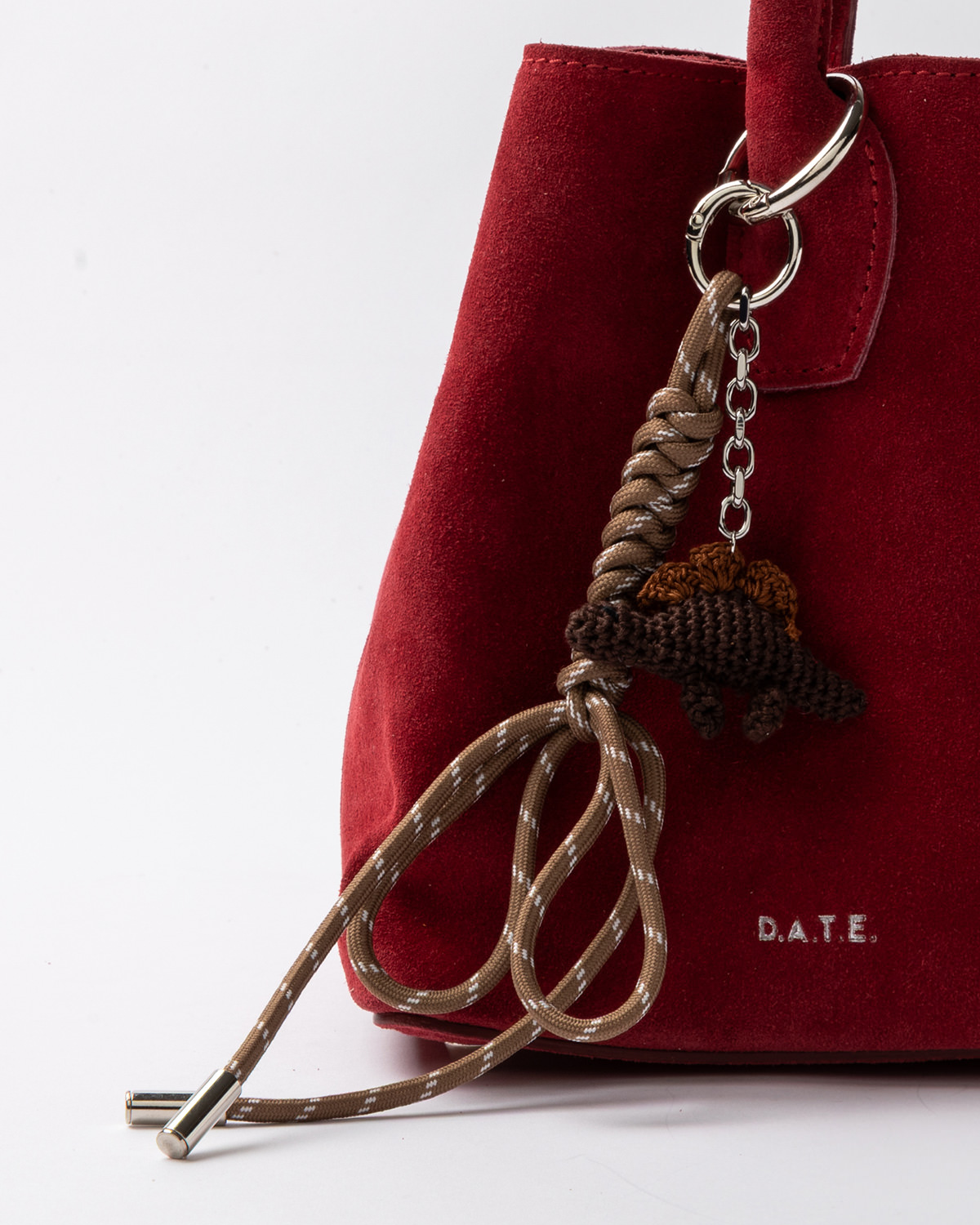 D.A.T.E.: PANIERE BAG SUEDE RED