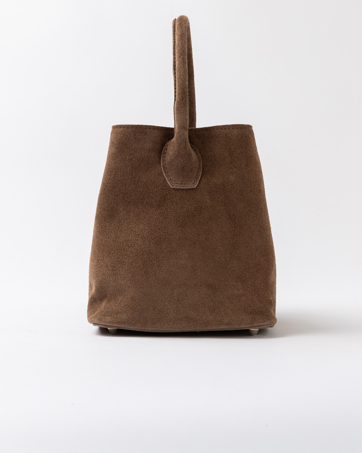 D.A.T.E.: PANIERE BAG SUEDE TAUPE