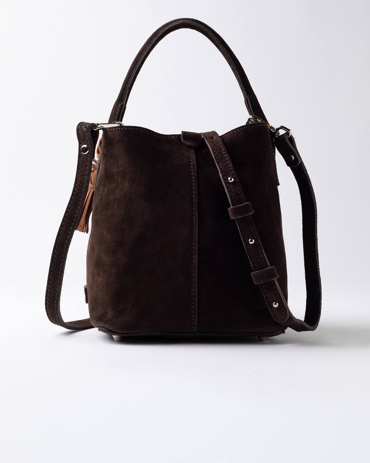 D.A.T.E.: PANIERE BAG VELOUR TESTA DI MORO