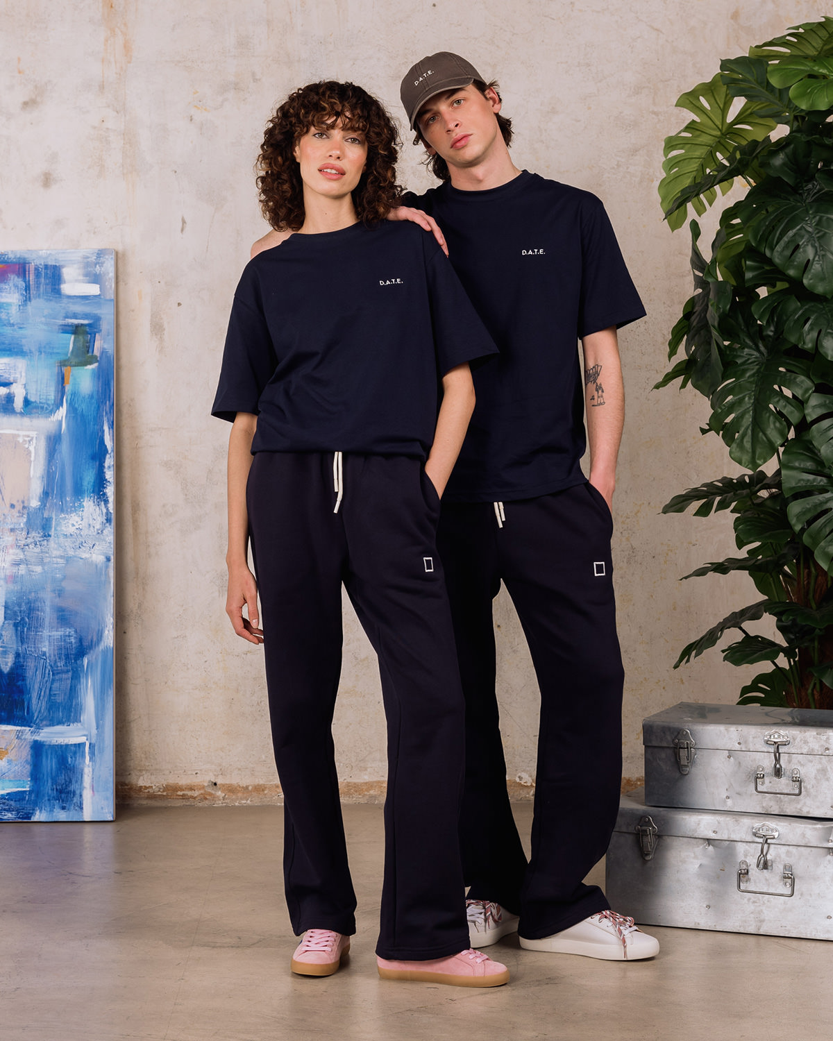 D.A.T.E.: PANTS BASIC BLUE