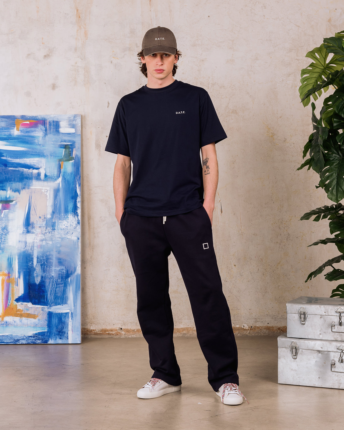 D.A.T.E.: PANTS BASIC BLUE